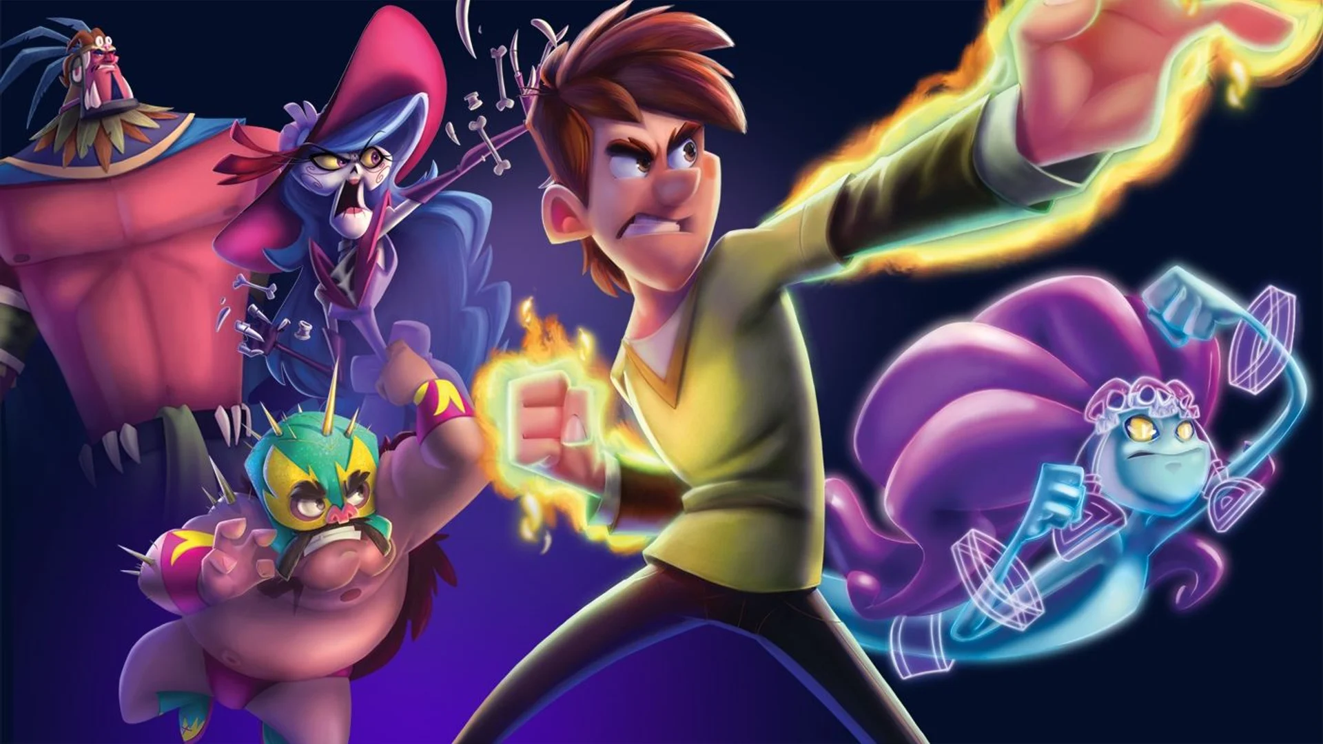 Backdrop de La liga de los 5