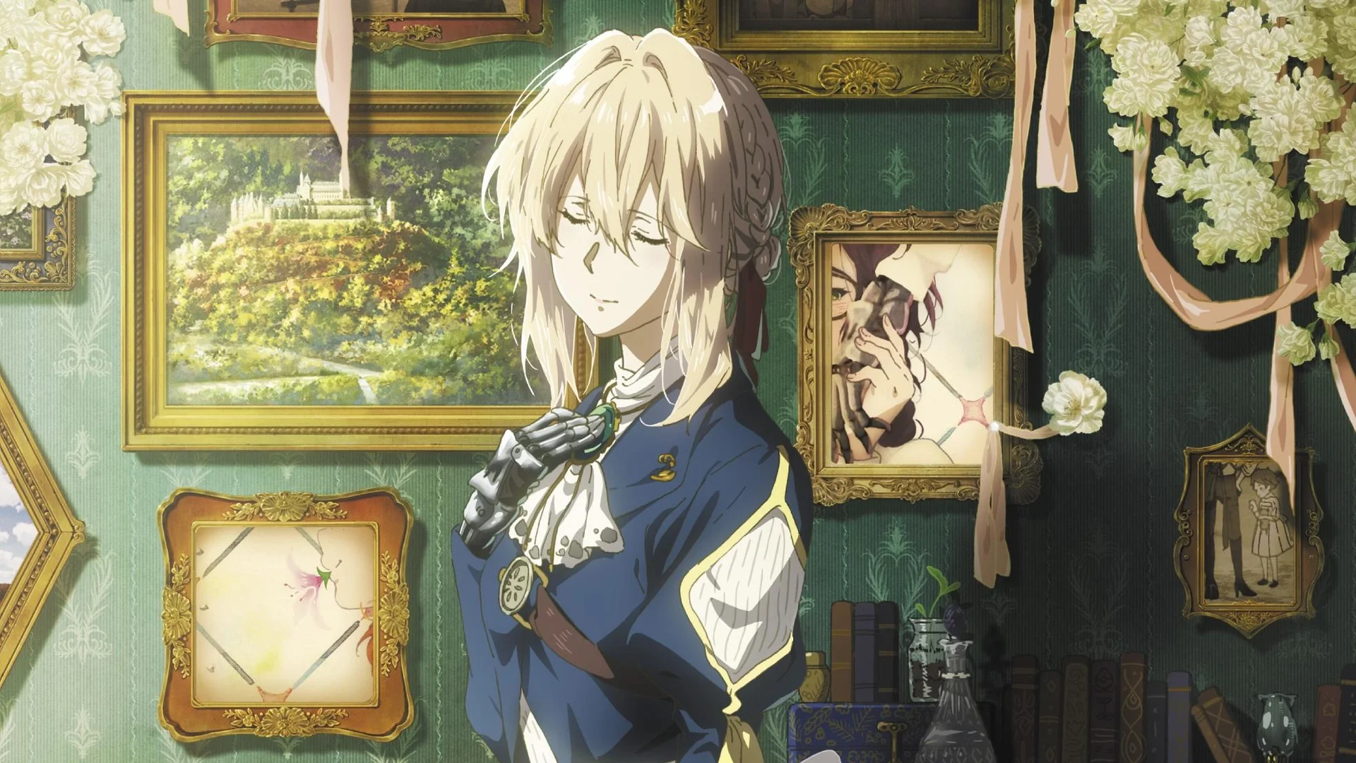 Backdrop de Violet Evergarden Gaiden: la eternidad y la muñeca de recuerdos automáticos