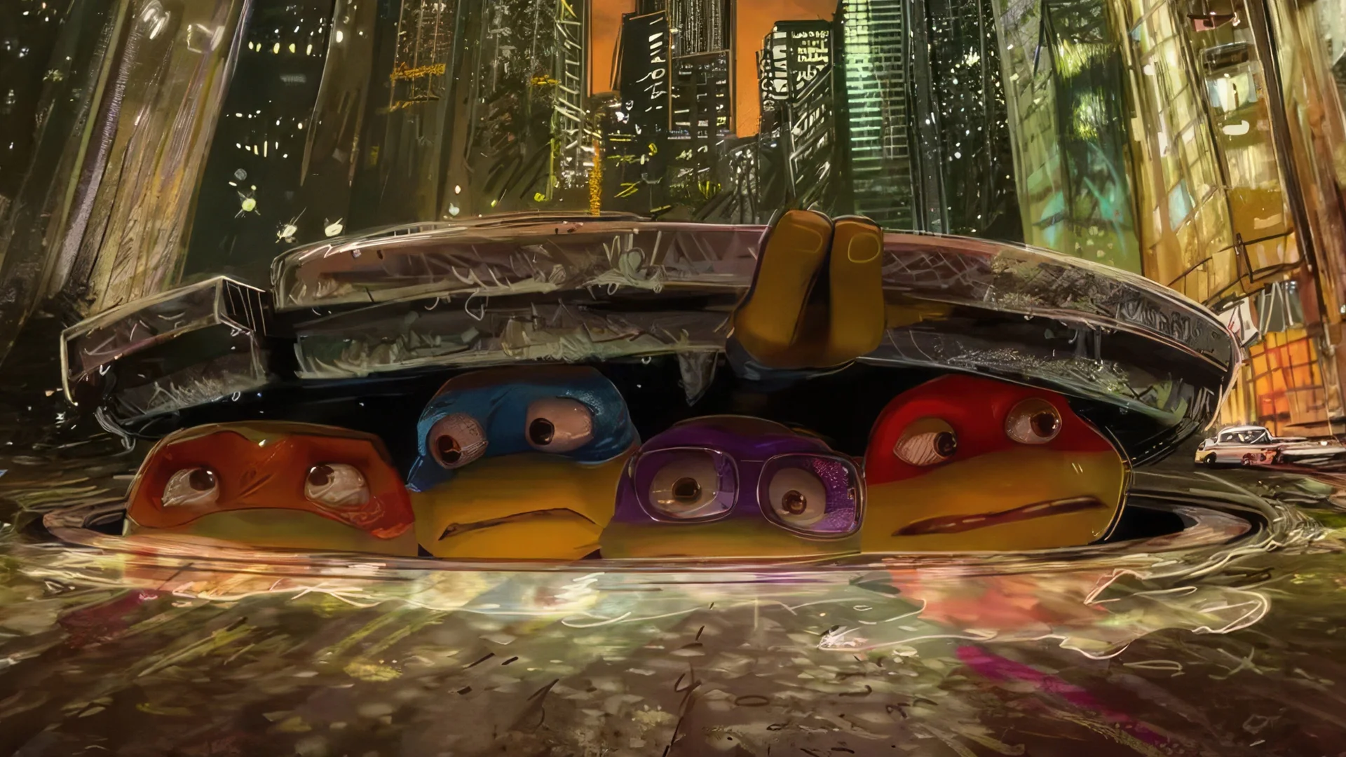 Backdrop de Tortugas Ninja: Caos mutante