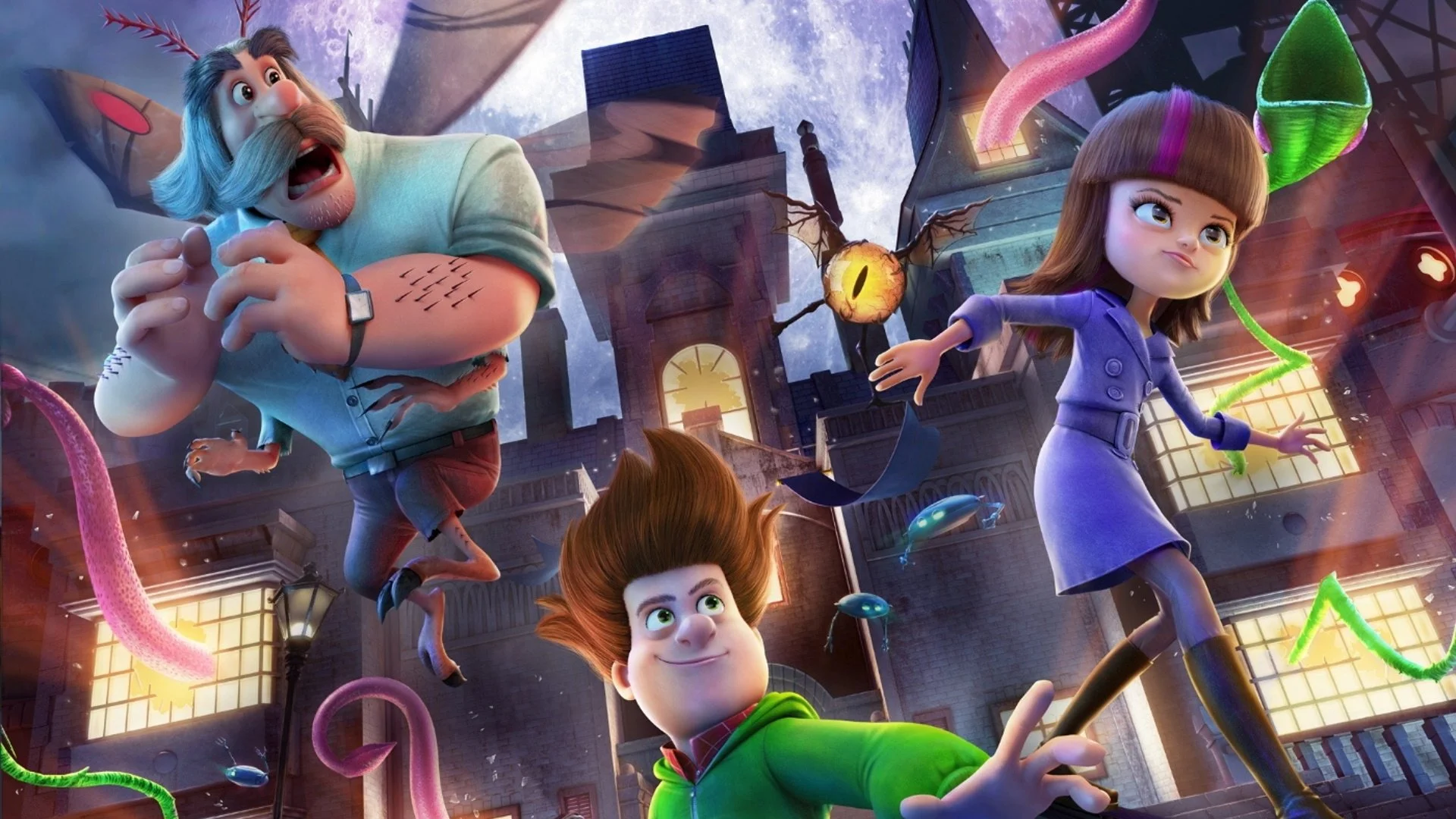 Backdrop de Escuela de Miedo