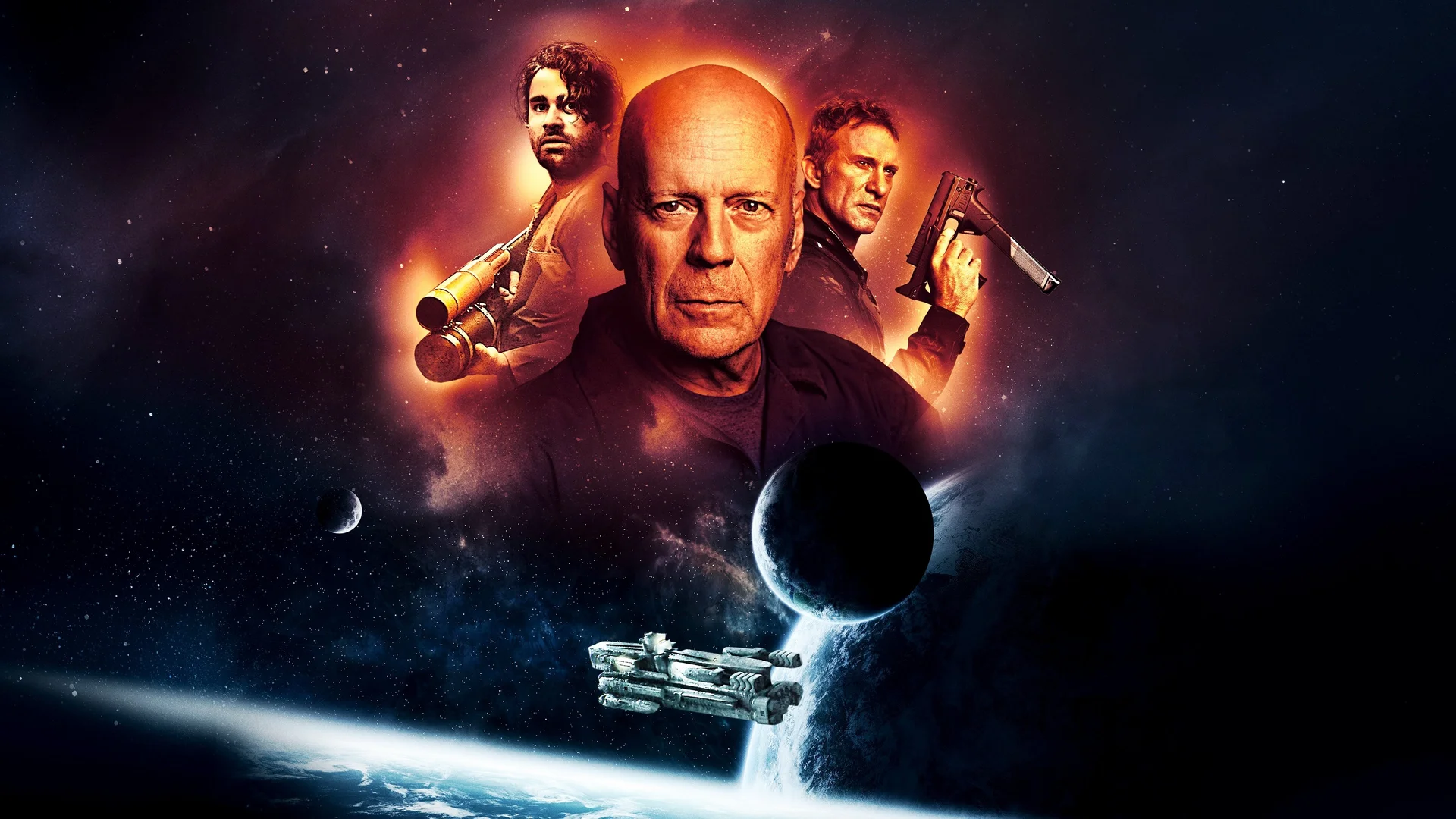 Backdrop de Amenaza en el espacio