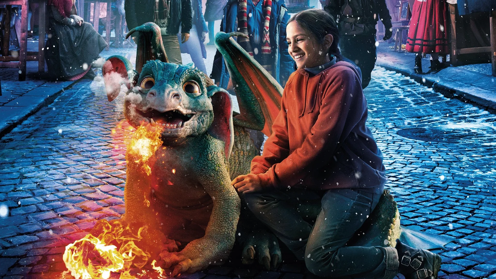 Backdrop de La Chica y el Dragón