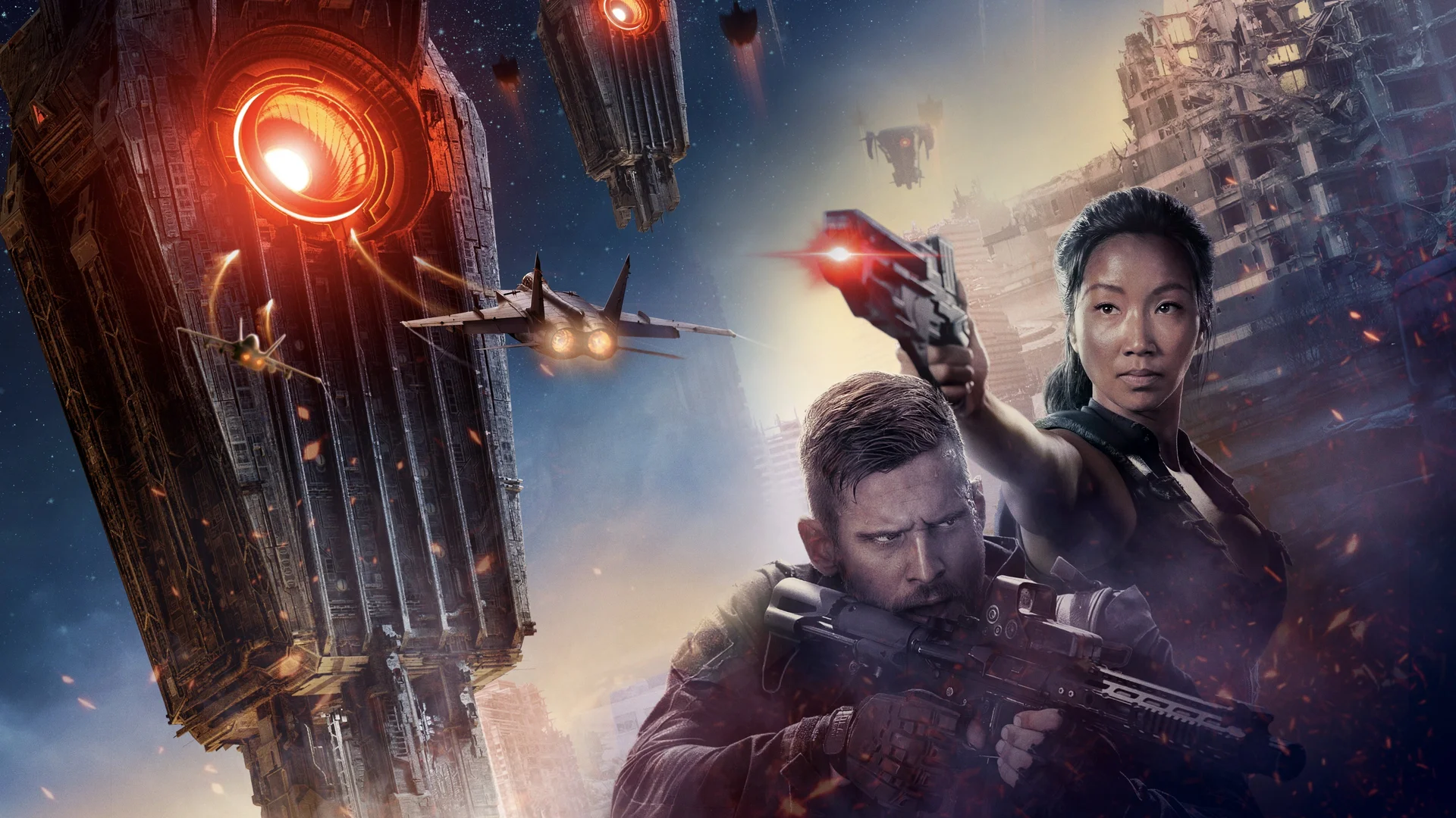 Backdrop de La invasión: Ocupación alienígena