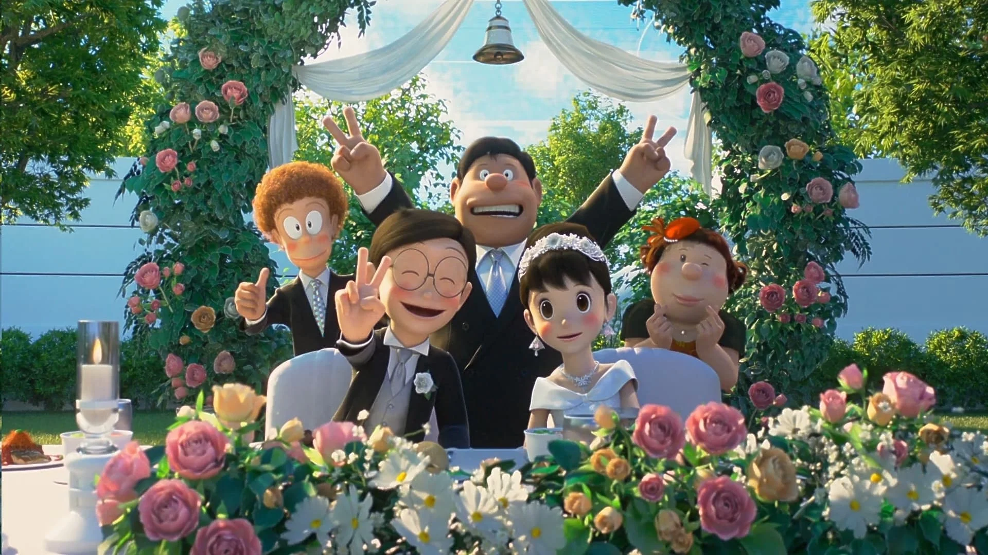 Backdrop de Quédate conmigo, Doraemon 2