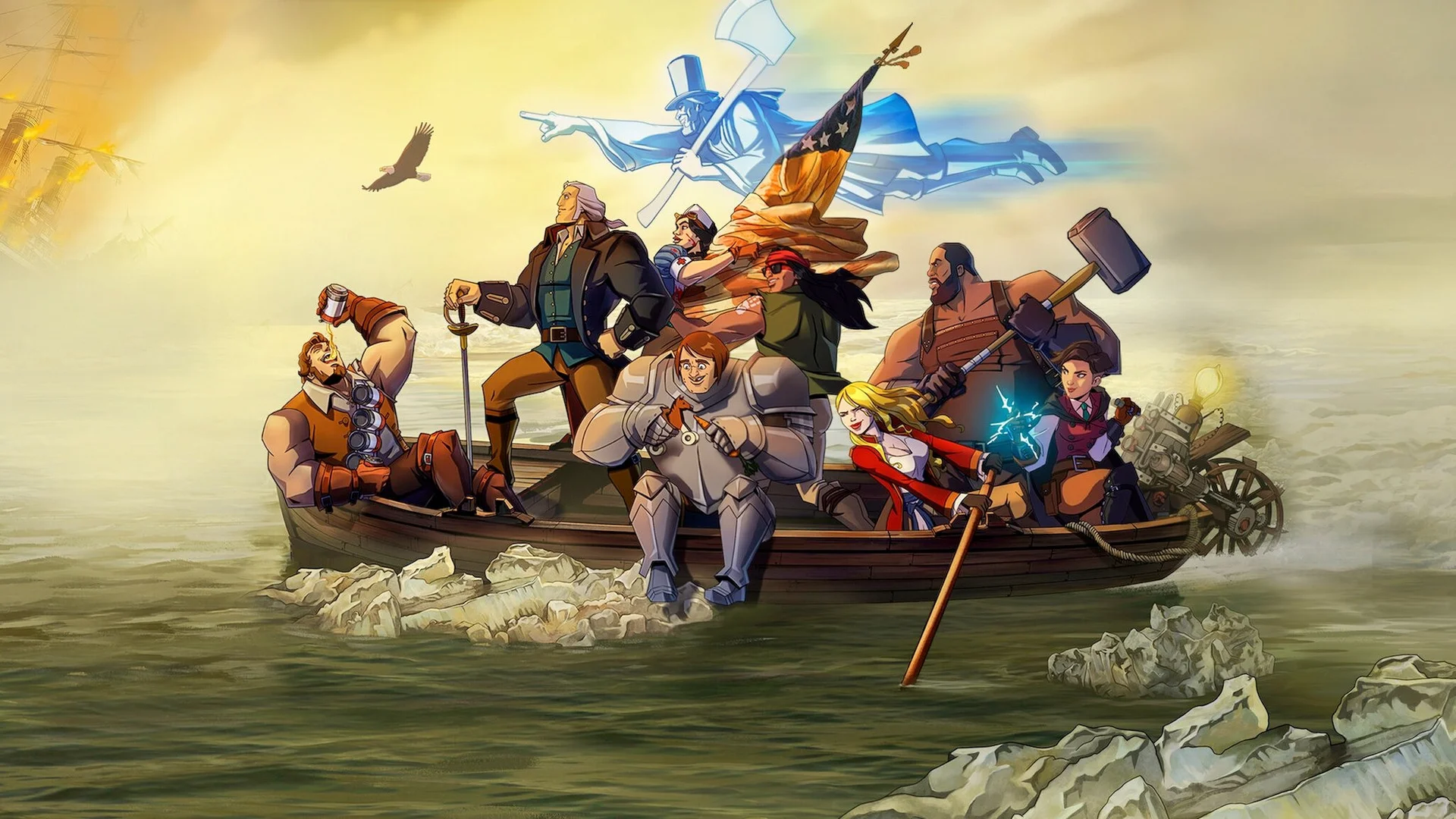 Backdrop de Estados Unidos: La Película