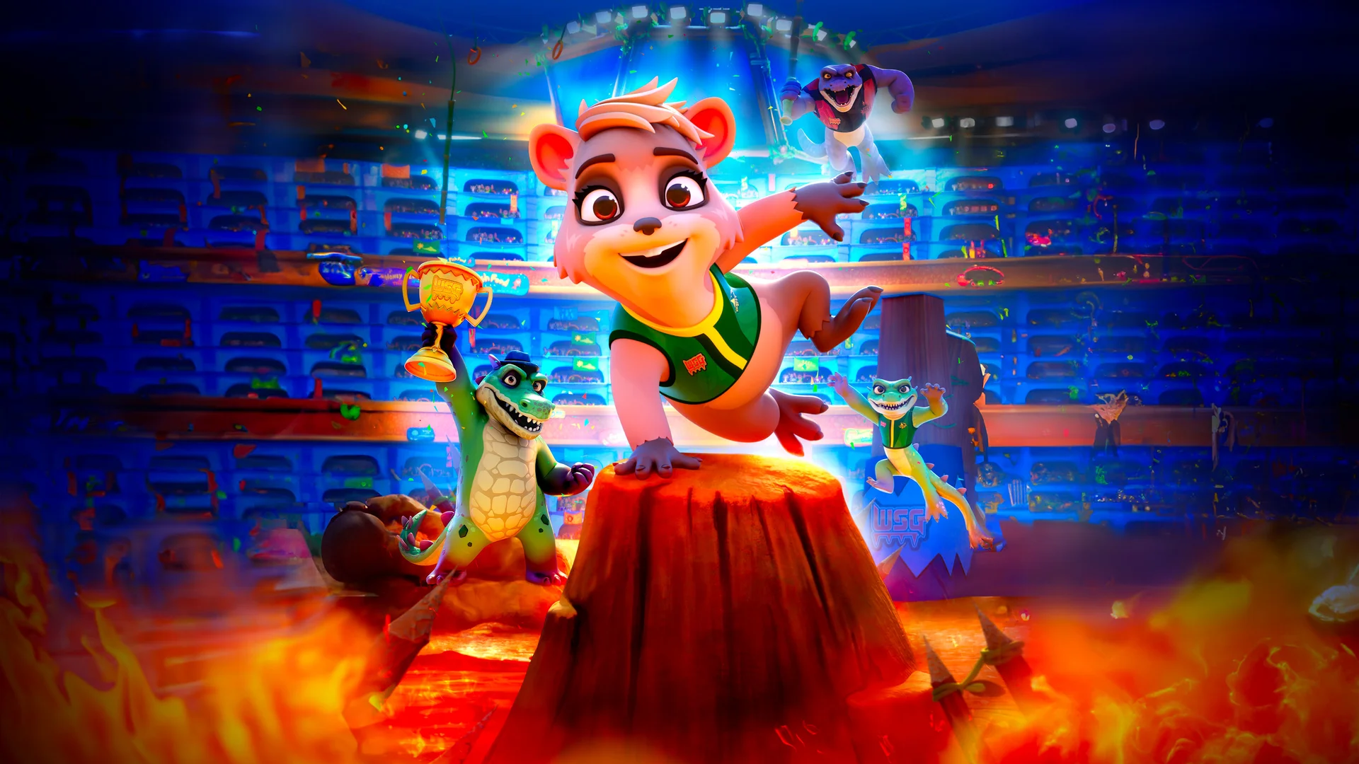 Backdrop de Daisy Quokka, ciudad santurario