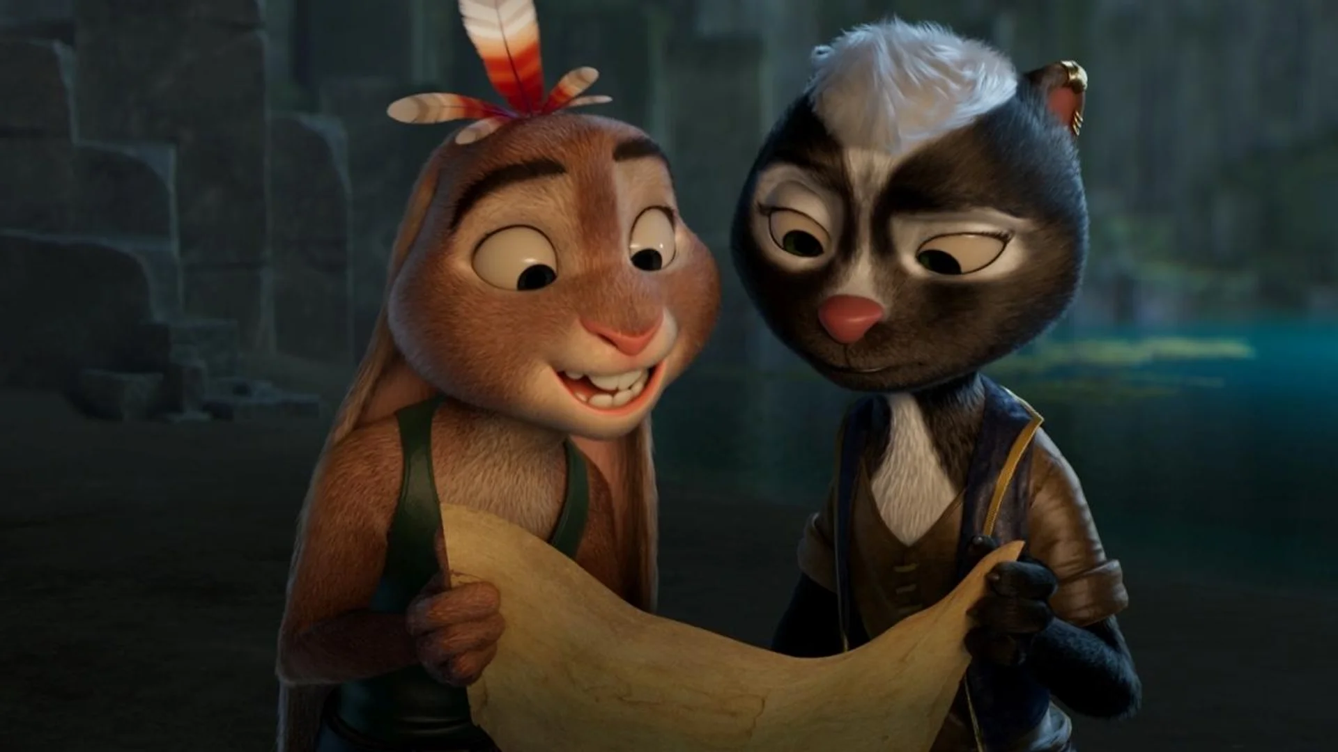 Backdrop de Pollonejo y el hámster de la oscuridad