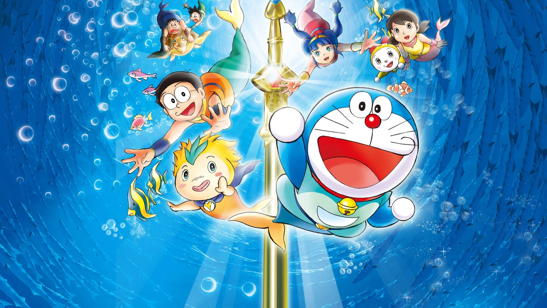 Backdrop de Doraemon: Nobita y la leyenda de las sirenas