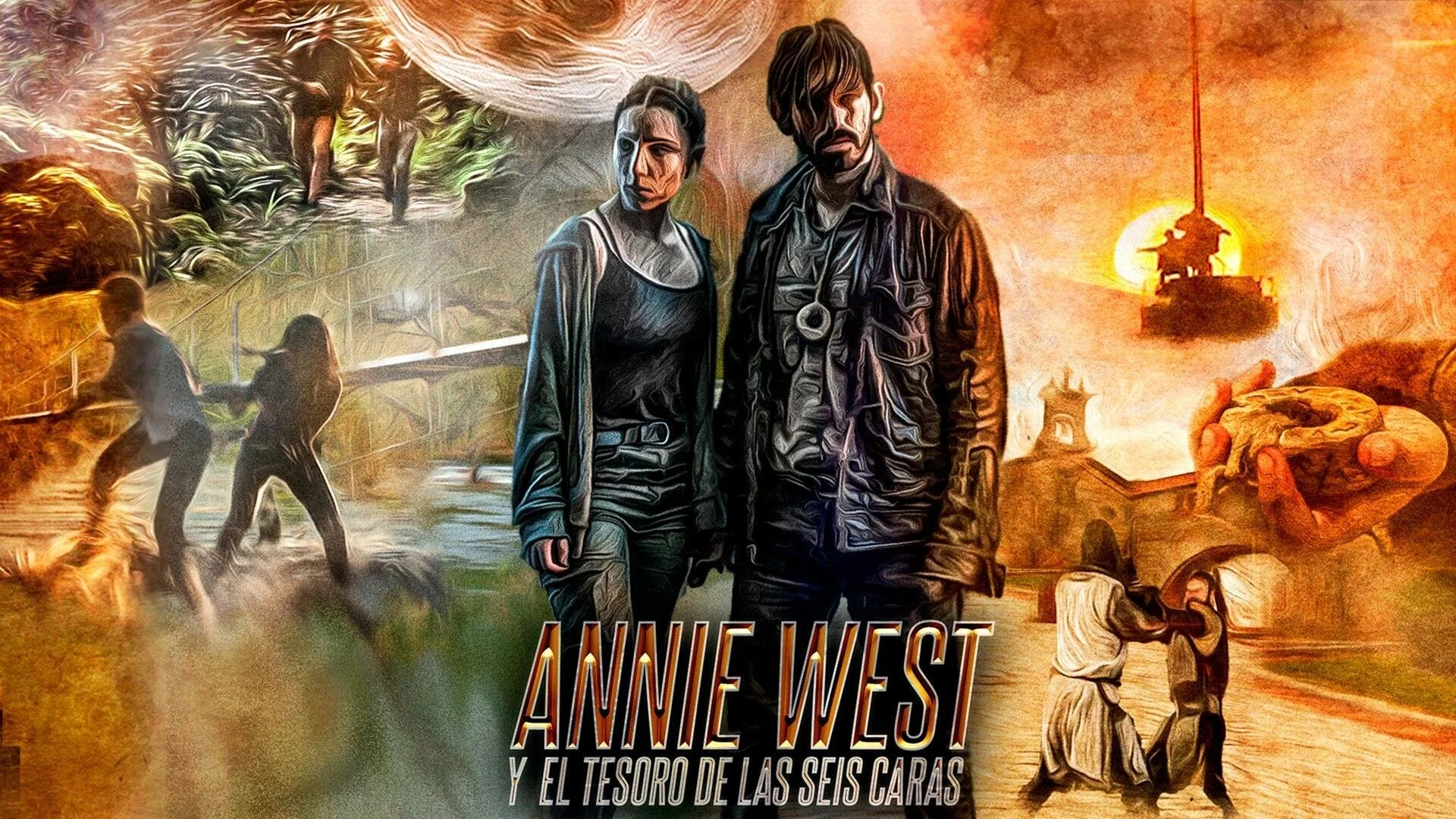 Backdrop de Annie West – El Tesoro de las Seis Caras