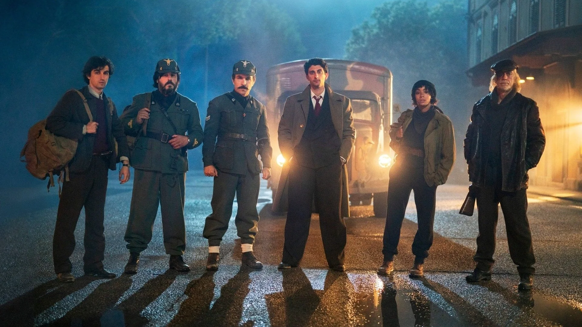 Backdrop de El robo a Mussolini