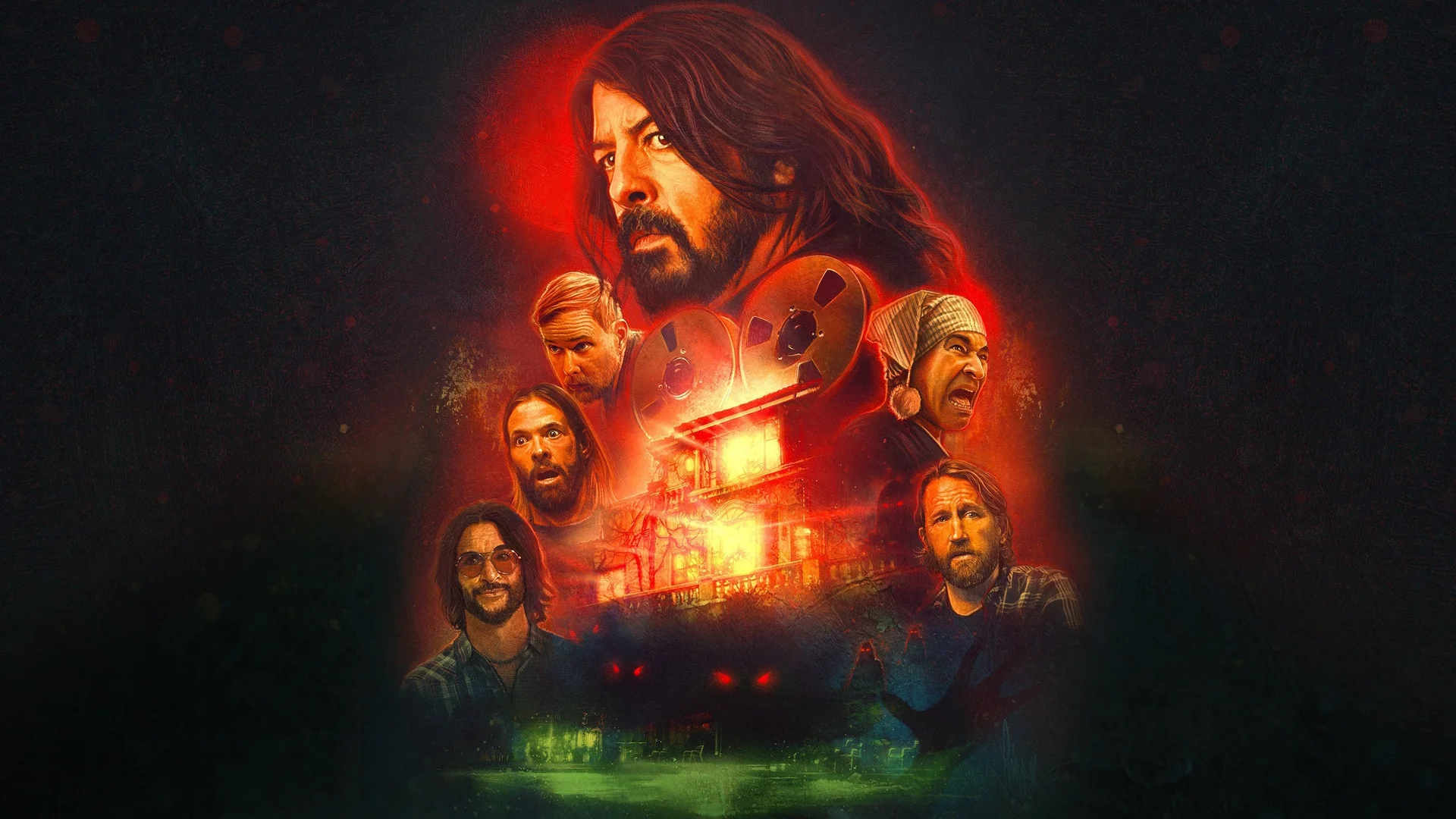 Backdrop de Terror en el Estudio 666