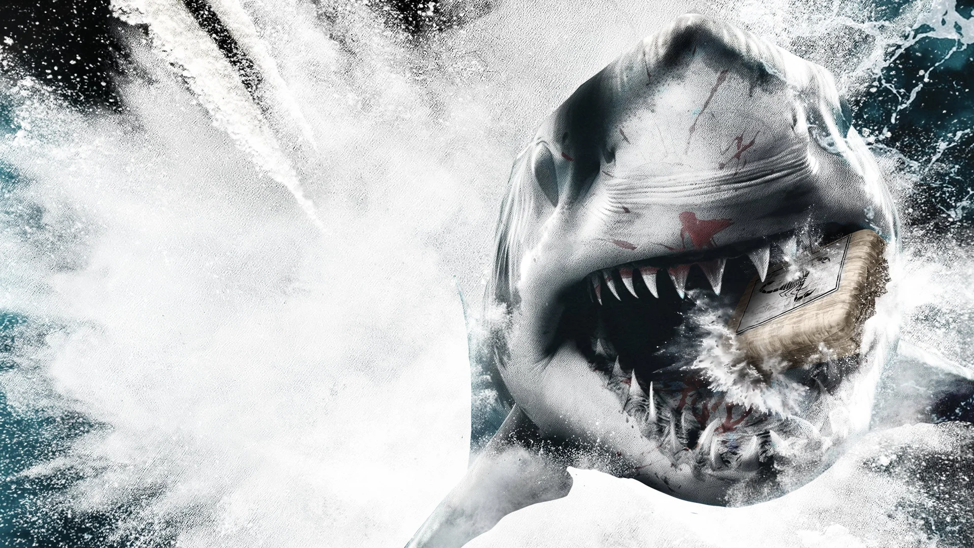 Backdrop de Terror en el mar