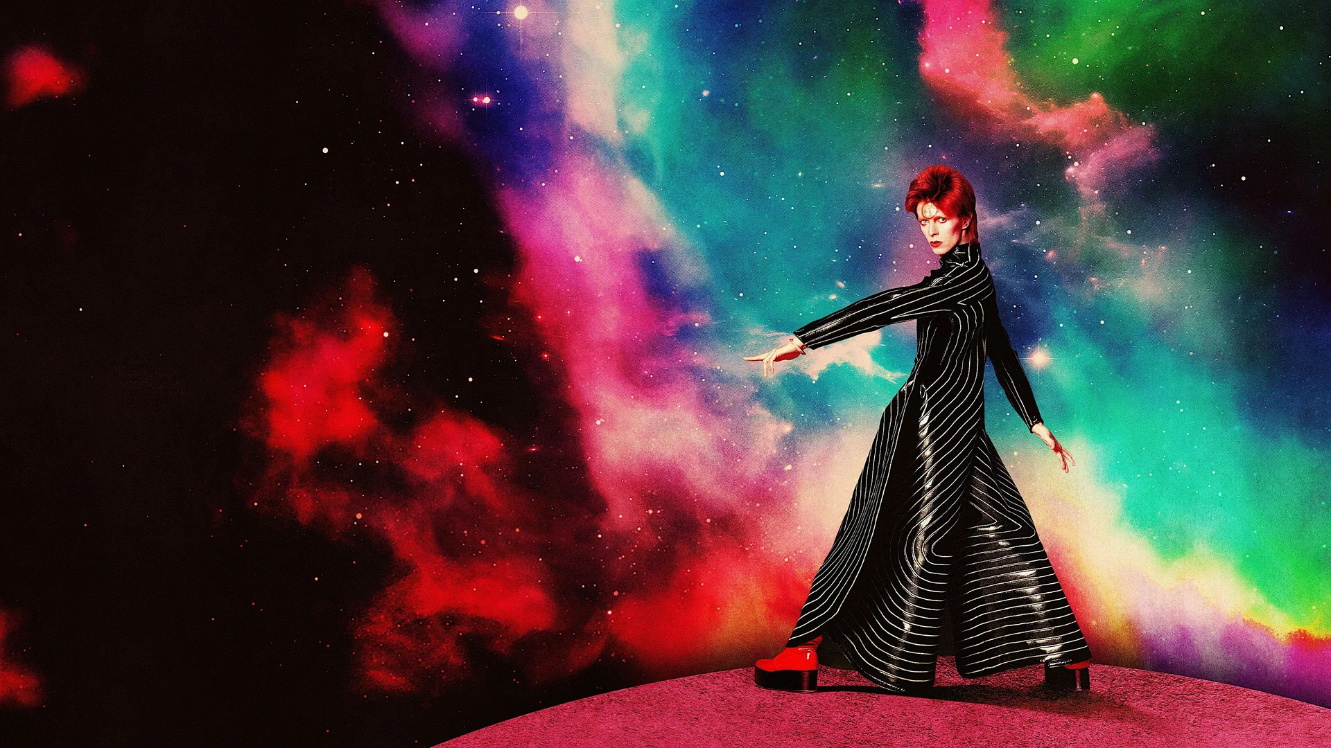 Backdrop de Moonage Daydream