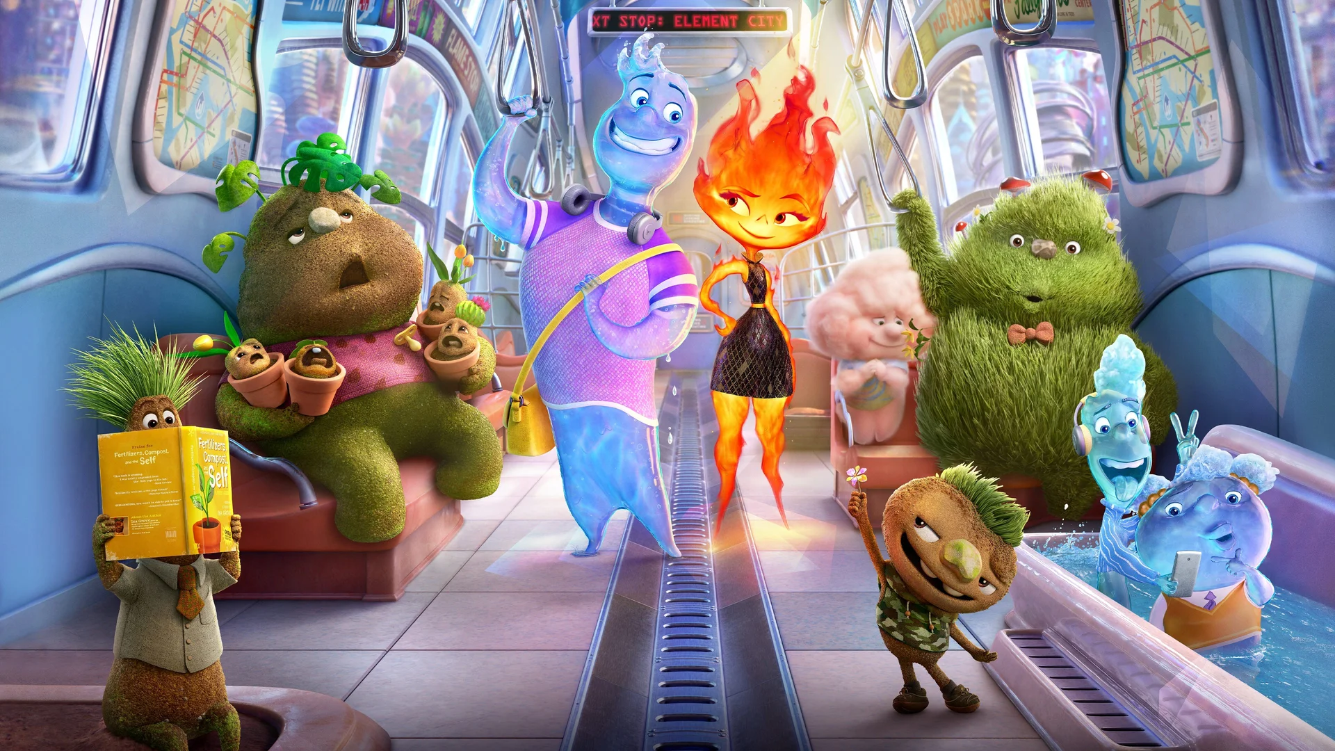 Backdrop de Elementos