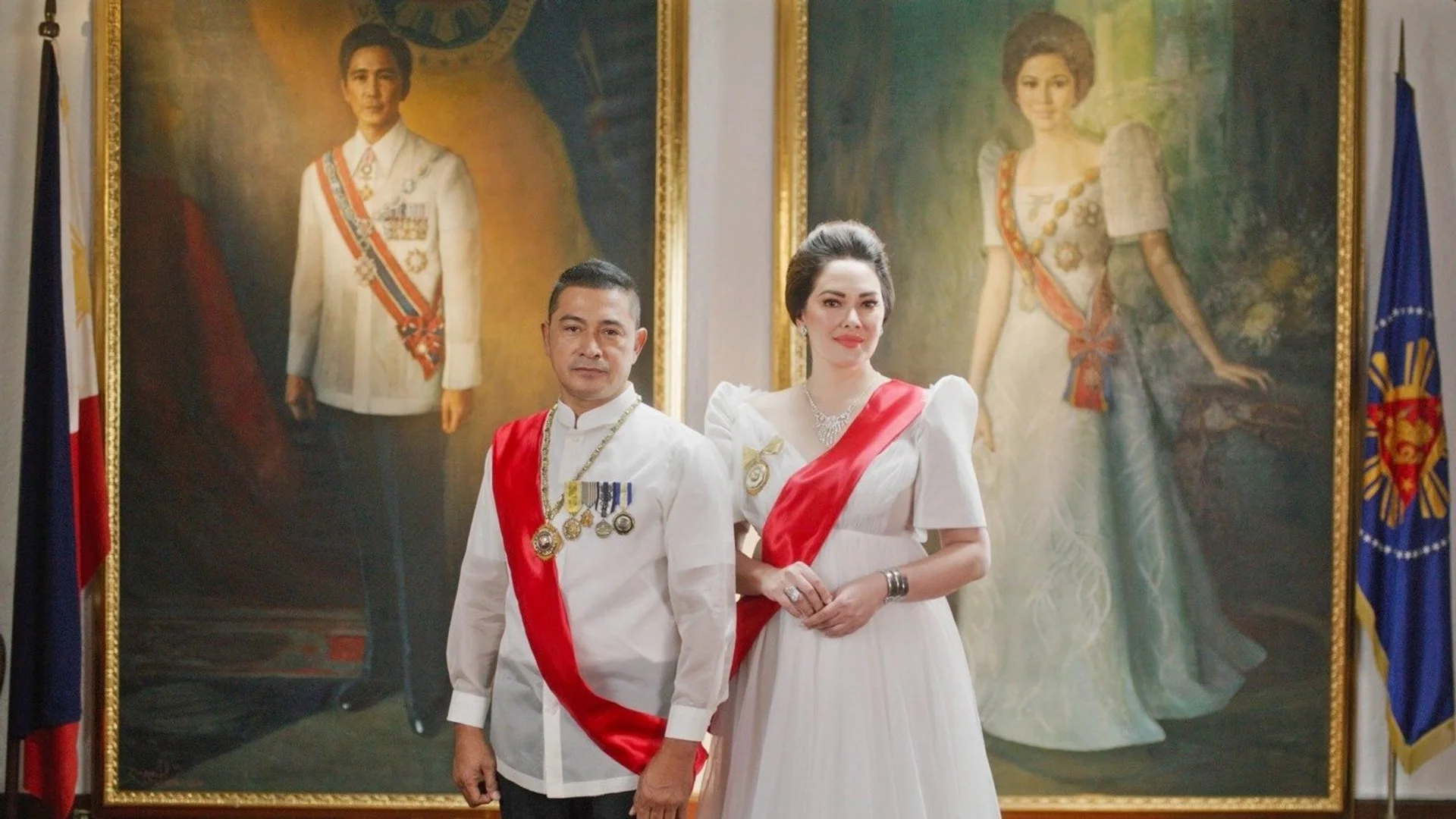 Backdrop de Maid in Malacañang