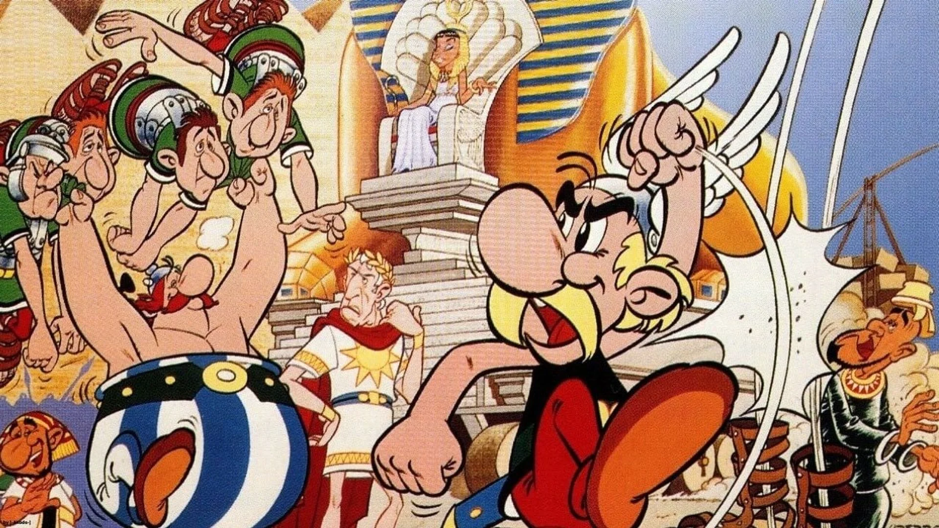 Backdrop de Astérix y Cleopatra