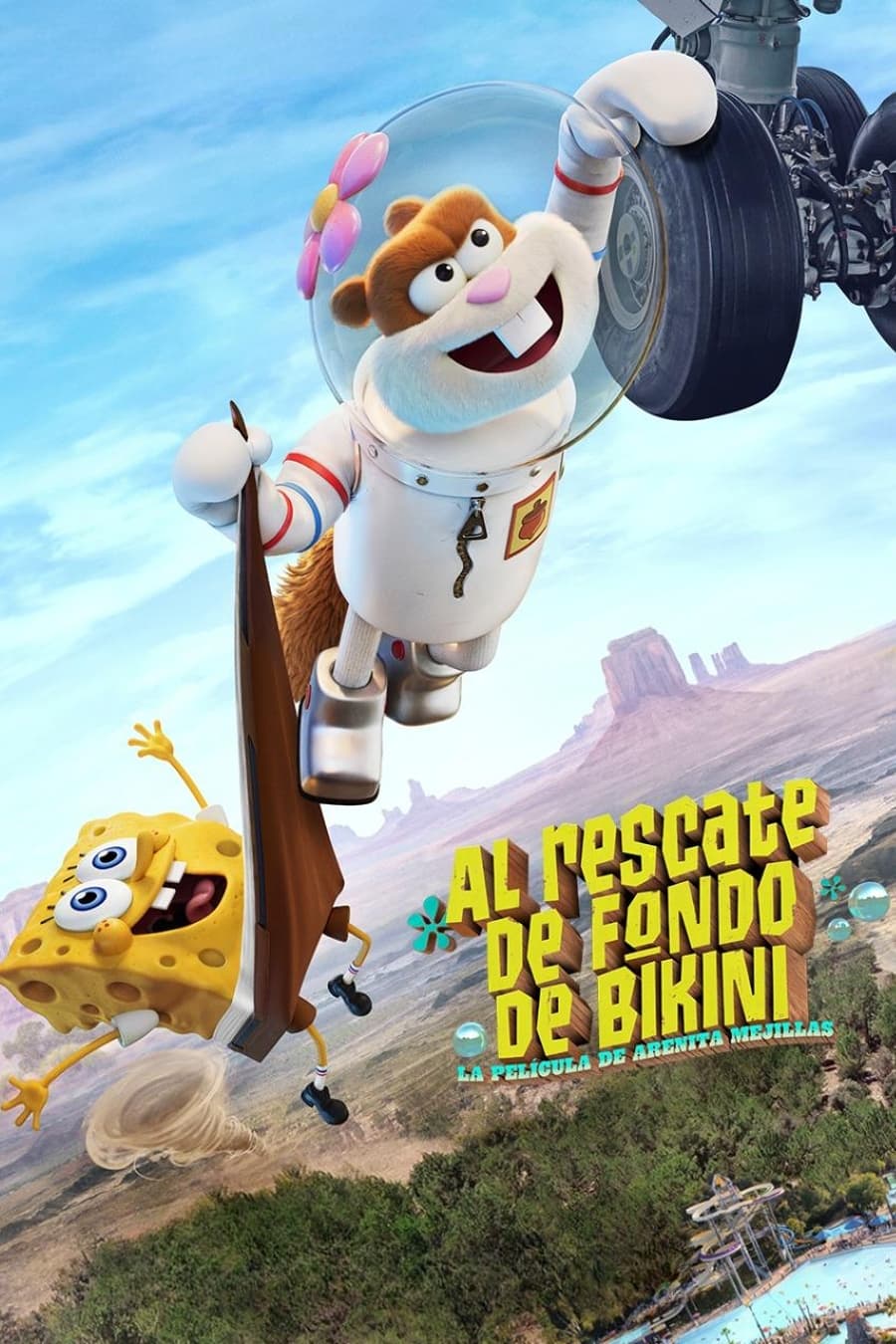 Poster de Al rescate de Fondo de Bikini: La película de Arenita Mejillas