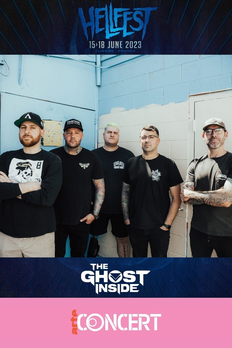 Poster de The Ghost Inside &#8211; Hellfest 2023