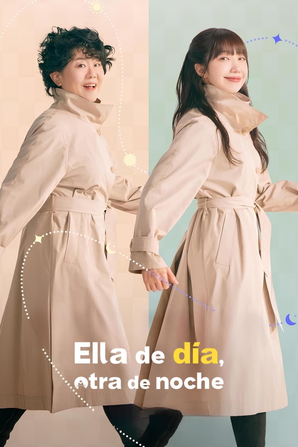 Poster de Ella de día, otra de noche