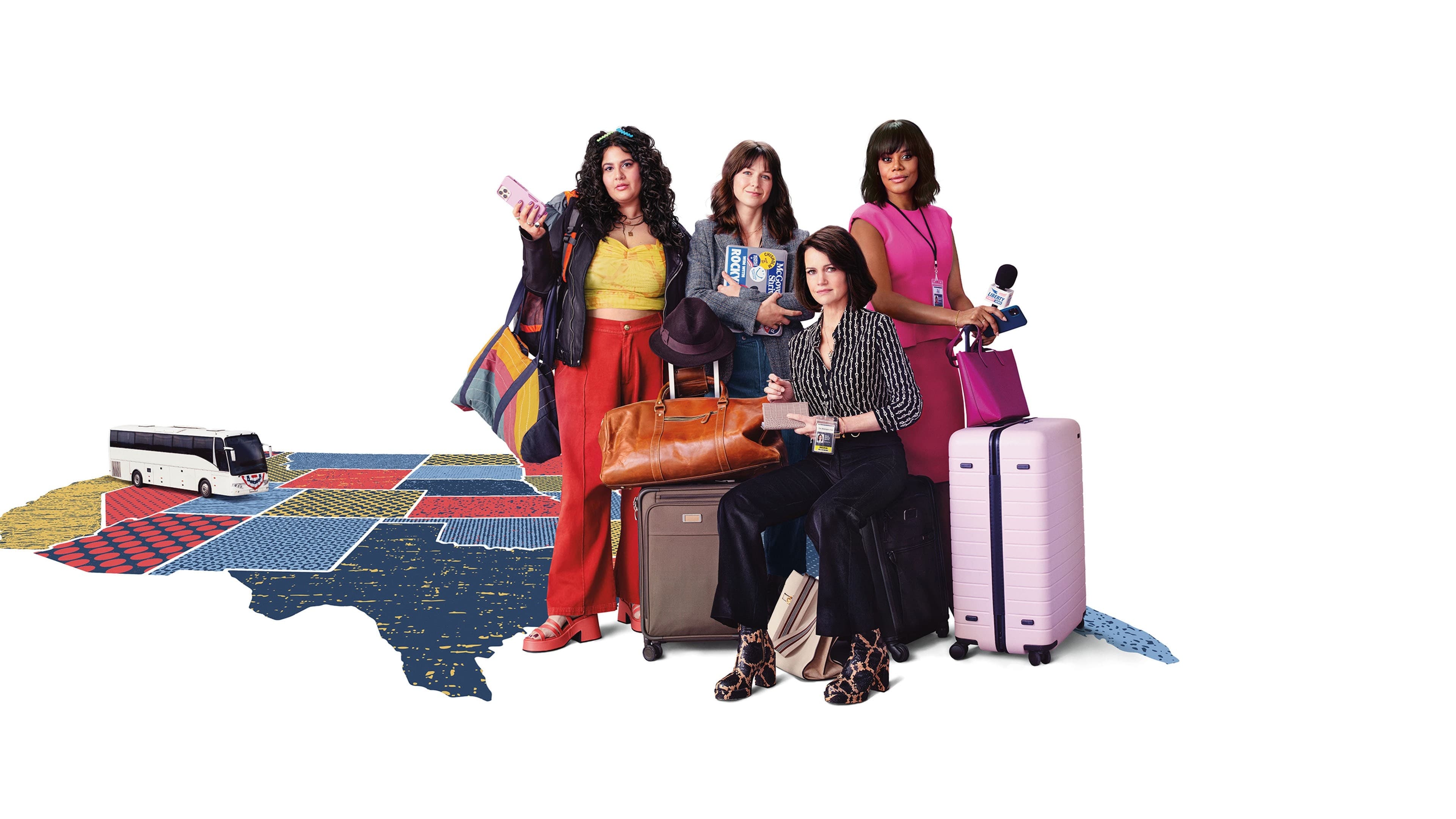 Backdrop de Las chicas del autobús: Primicias de campaña