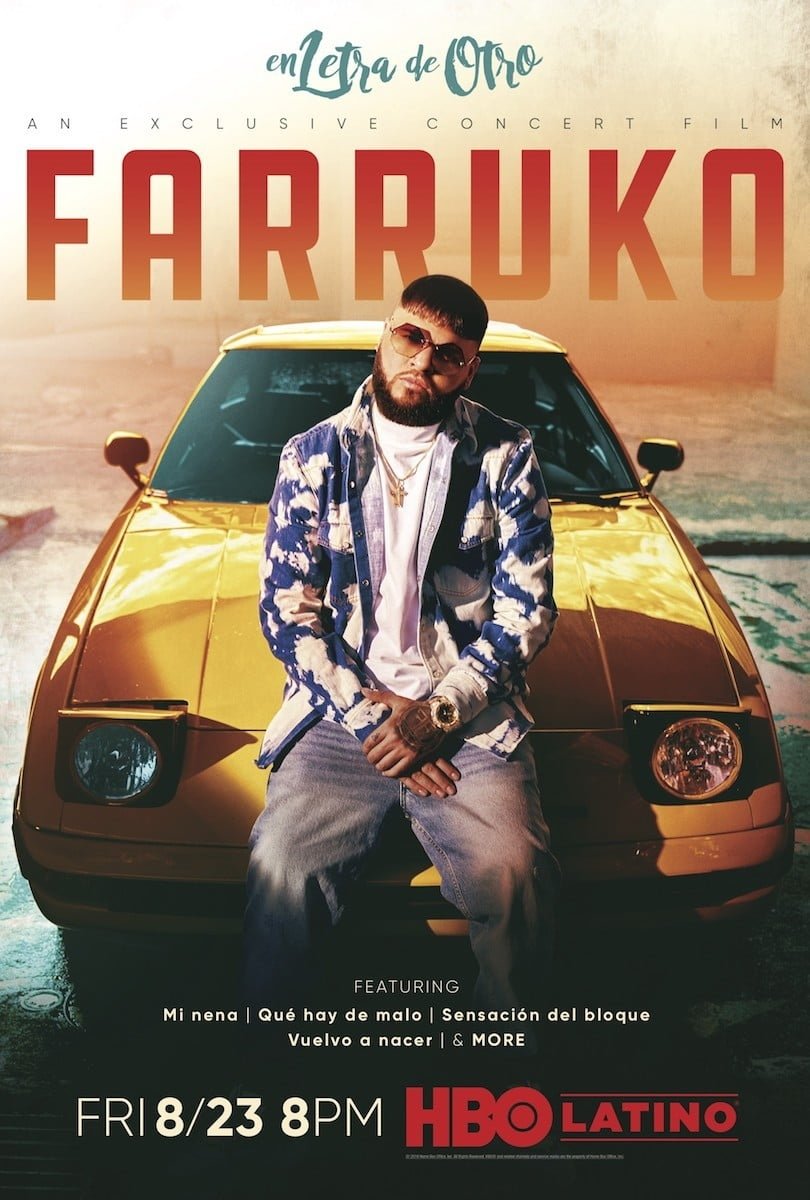 Poster de Farruko: En letra de oro