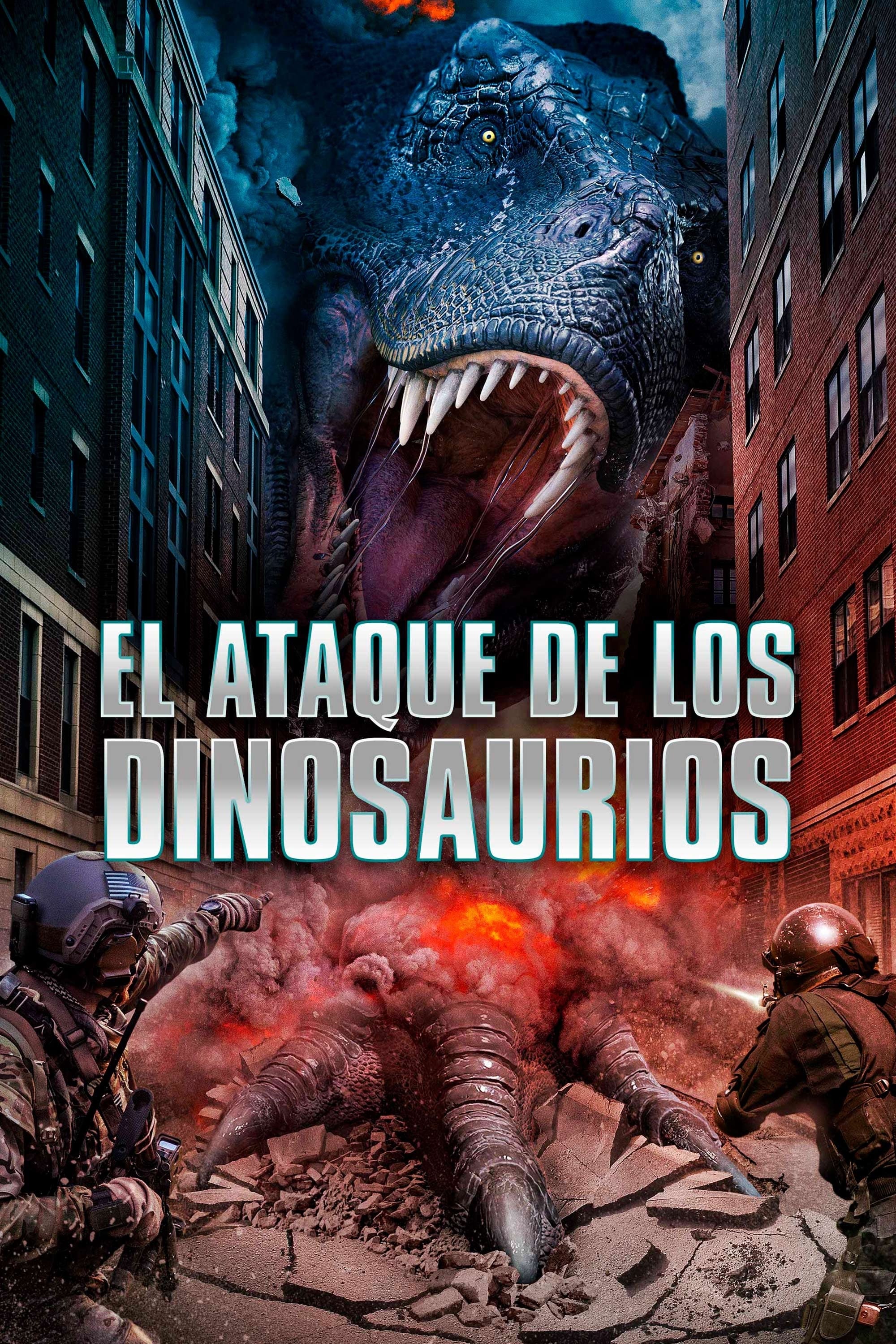 Poster de El ataque de los dinosaurios