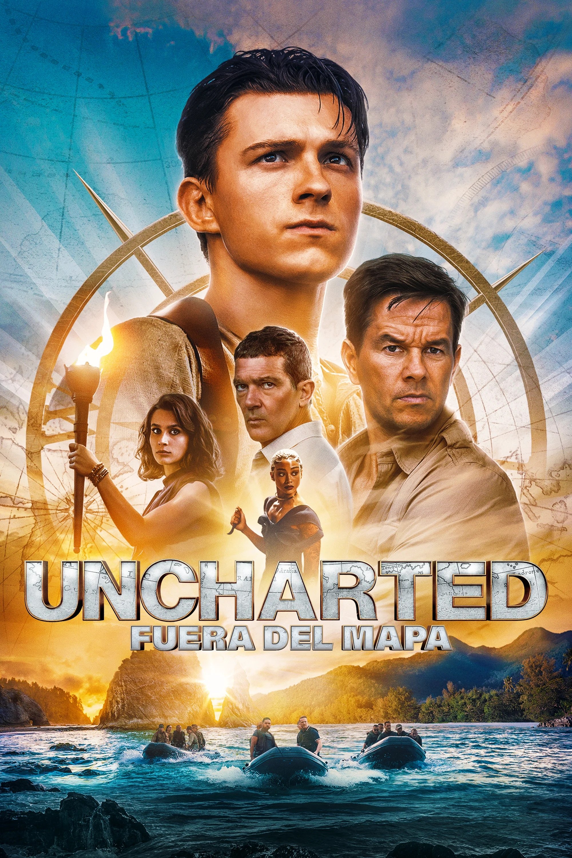 Poster de Uncharted: Fuera del mapa