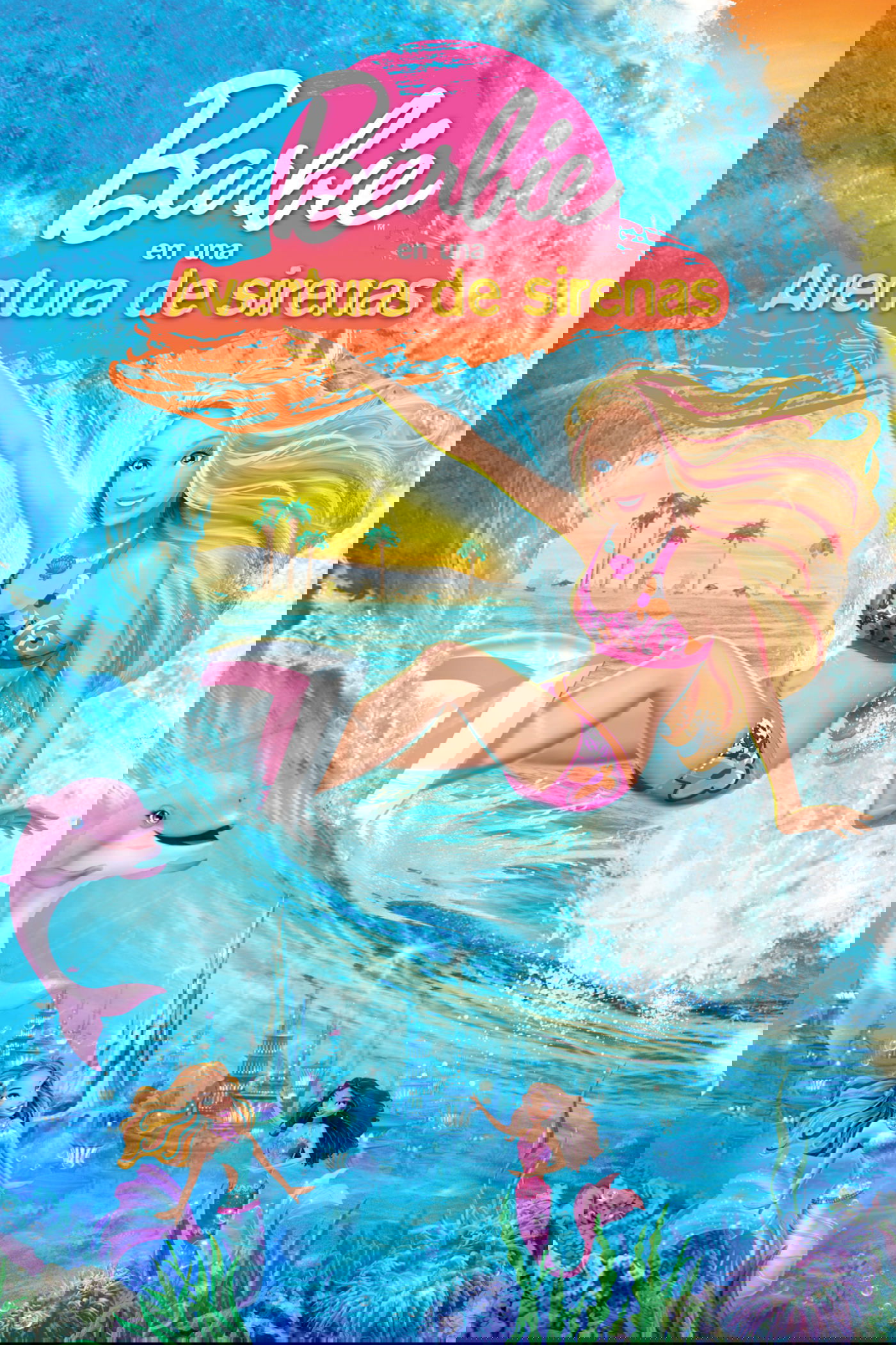 Poster de Barbie en una Aventura de Sirenas