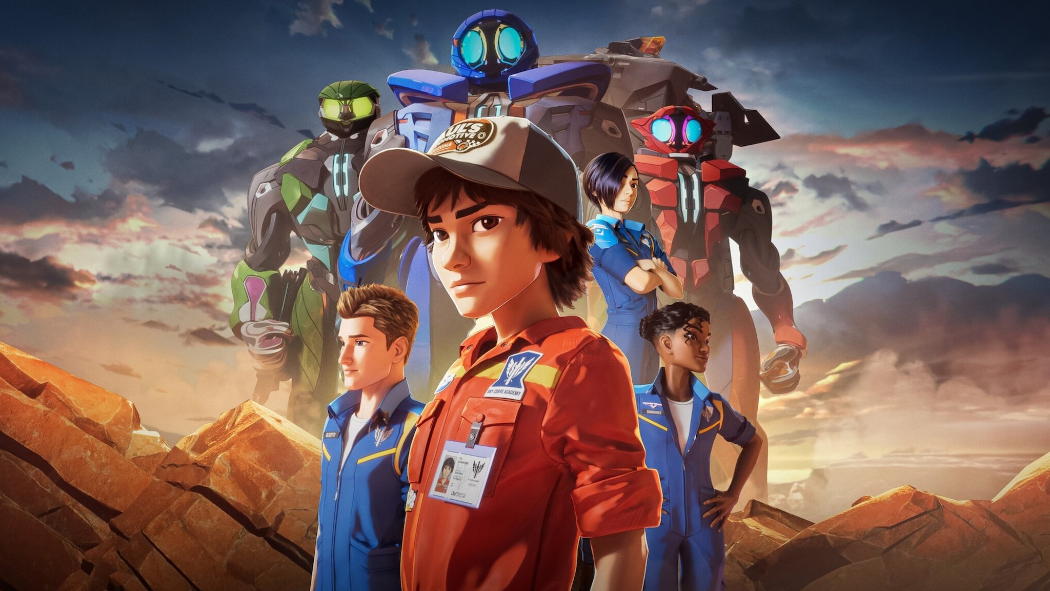 Backdrop de Mech Cadets