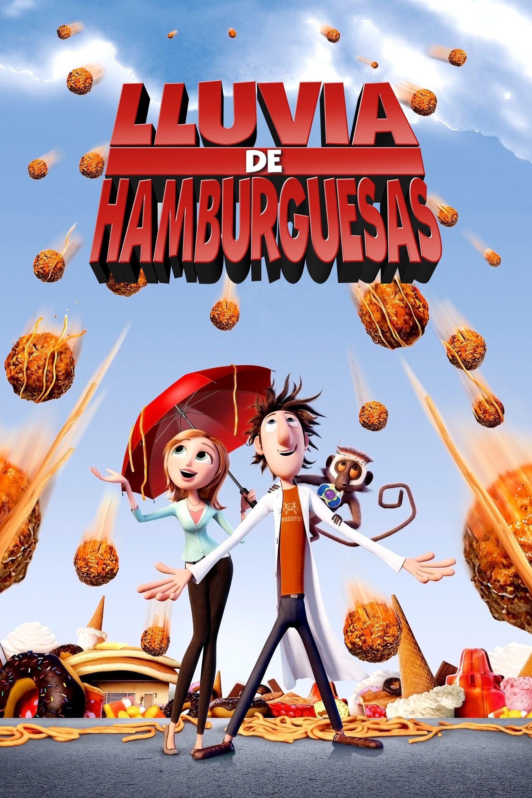 Poster de Lluvia de Hamburguesas