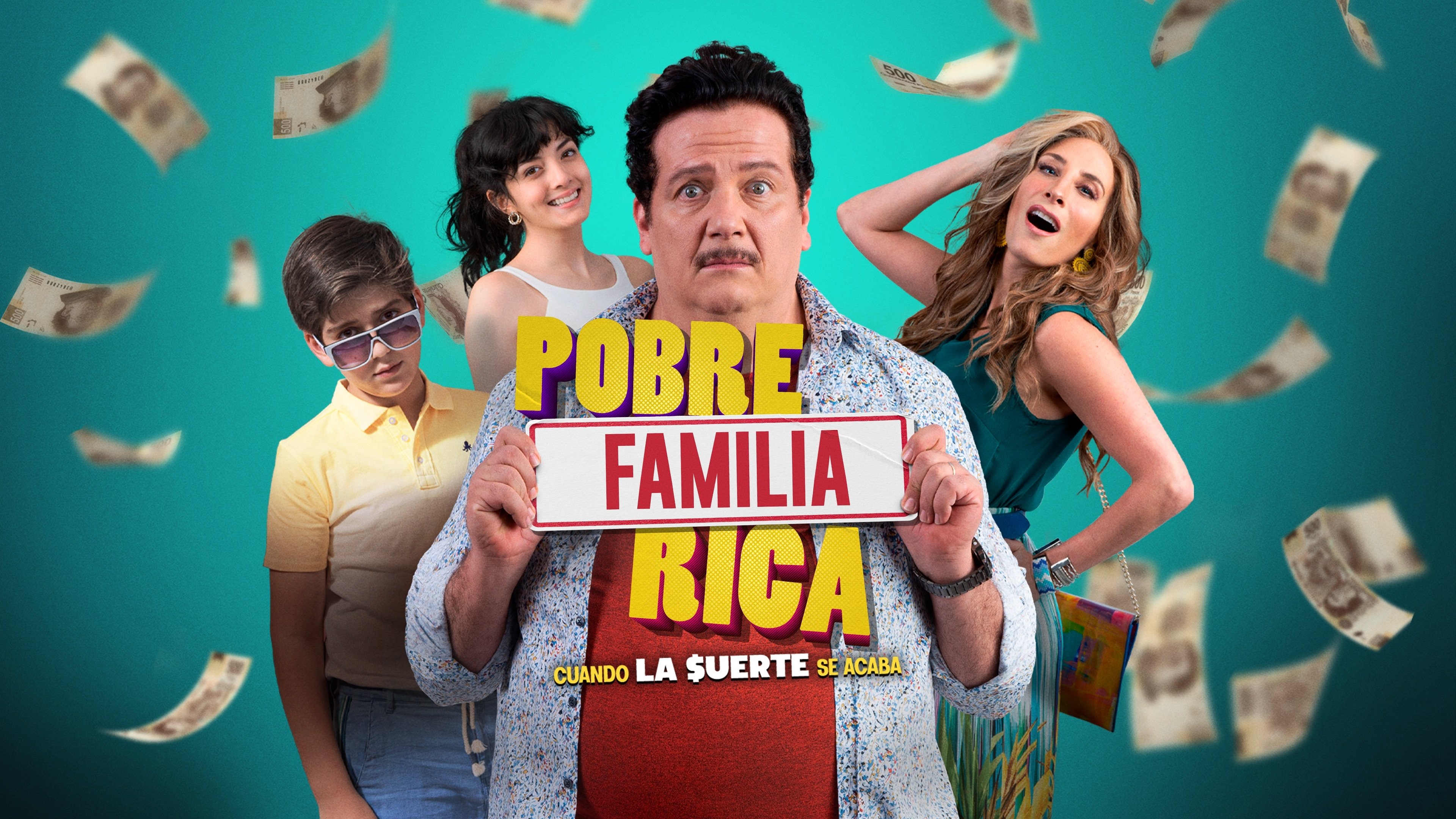 Backdrop de Pobre Familia Rica, Cuando la $uerte se Acaba