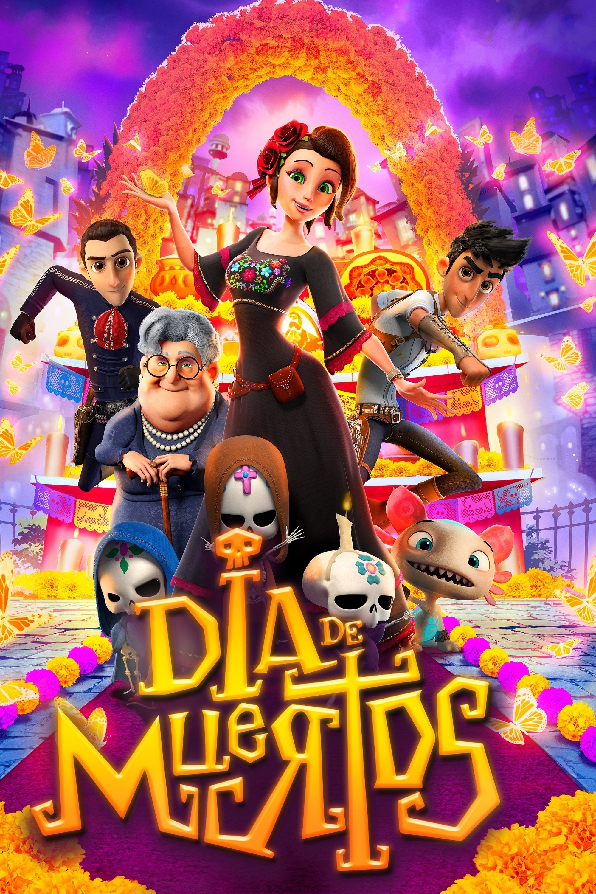 Poster de Día de muertos