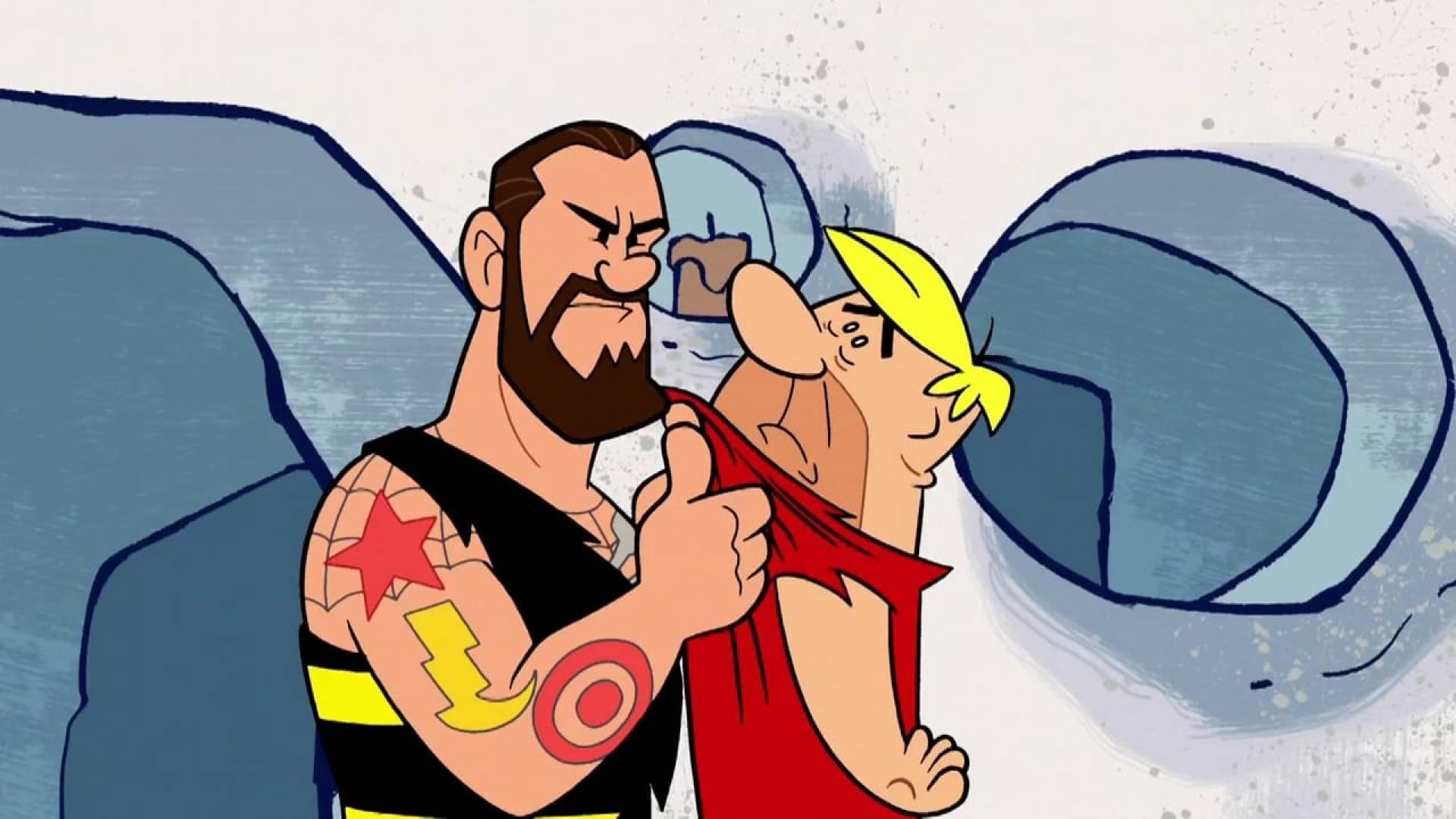 Backdrop de Los Picapiedra &amp; WWE: SmackDown en la Edad de Piedra