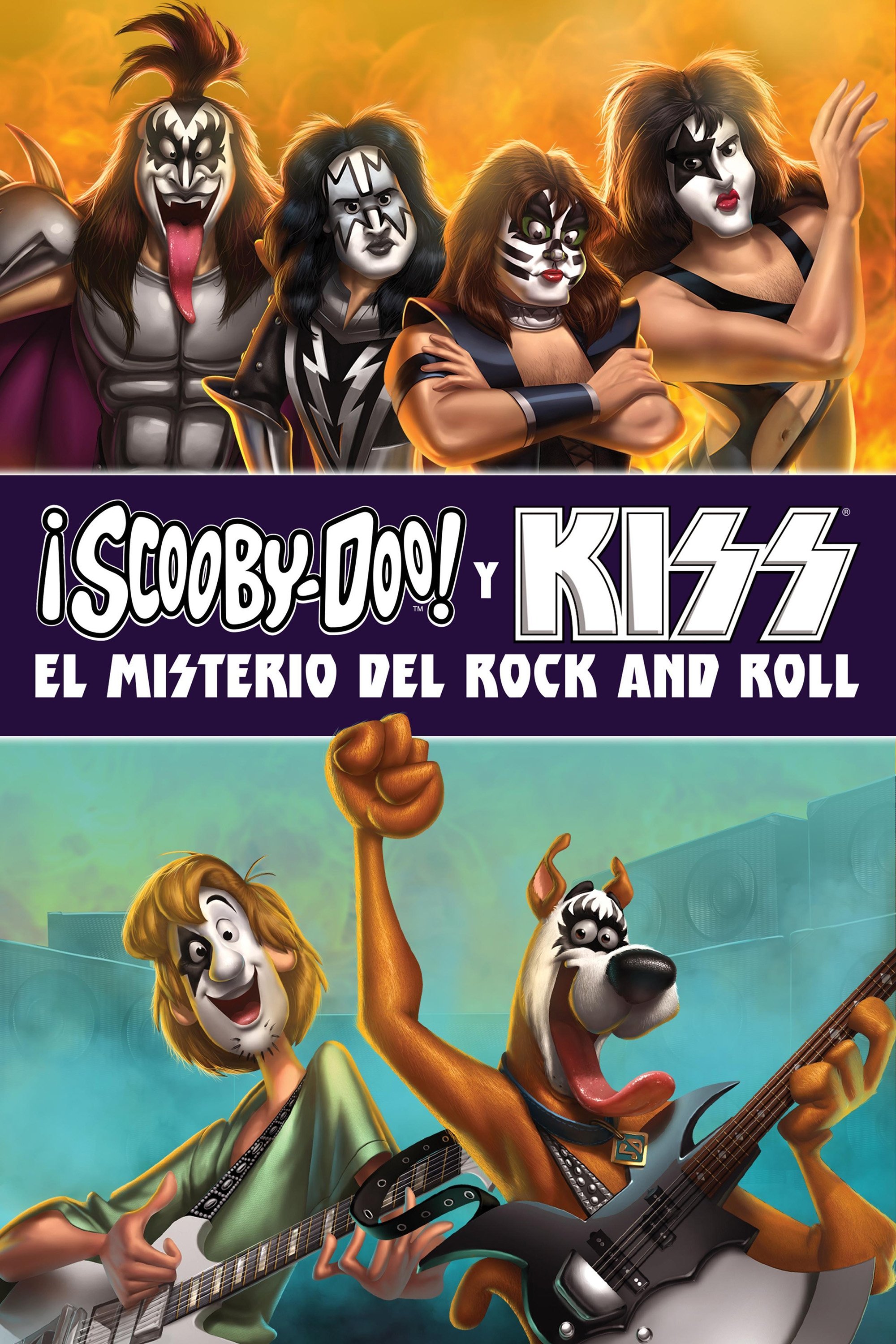Poster de Scooby-Doo! y Kiss: el misterio del Rock and Roll