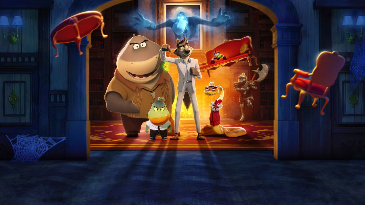Backdrop de Los tipos malos: ¿Truco o atraco?