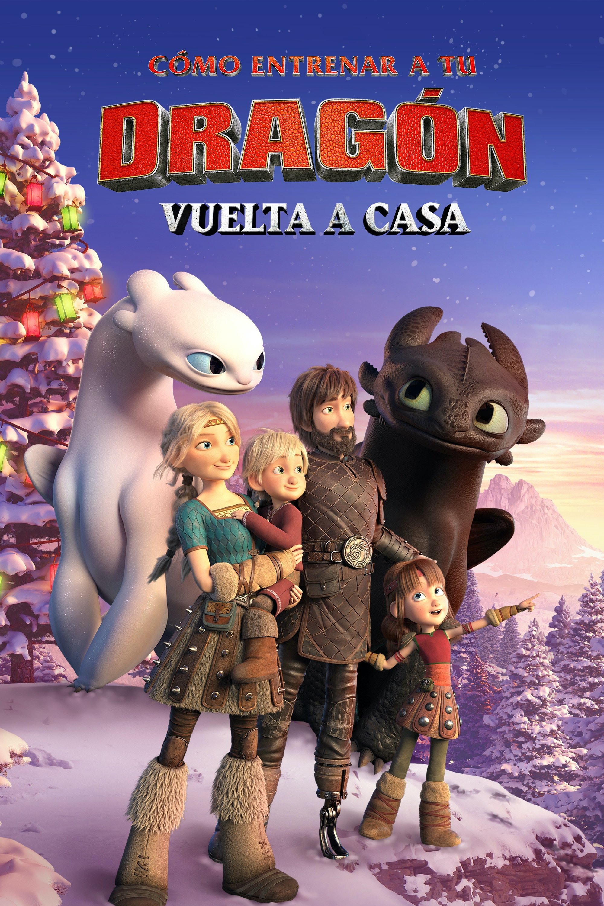 Poster de Cómo Entrenar a tu Dragón: Regreso a Casa