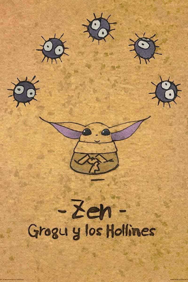 Poster de Zen: Grogu y las criaturas del estudio Ghibli
