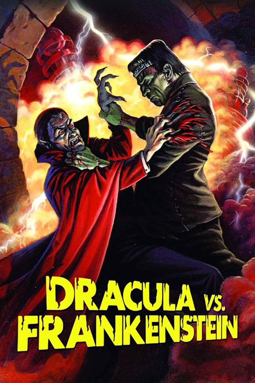 Poster de Drácula contra Frankenstein
