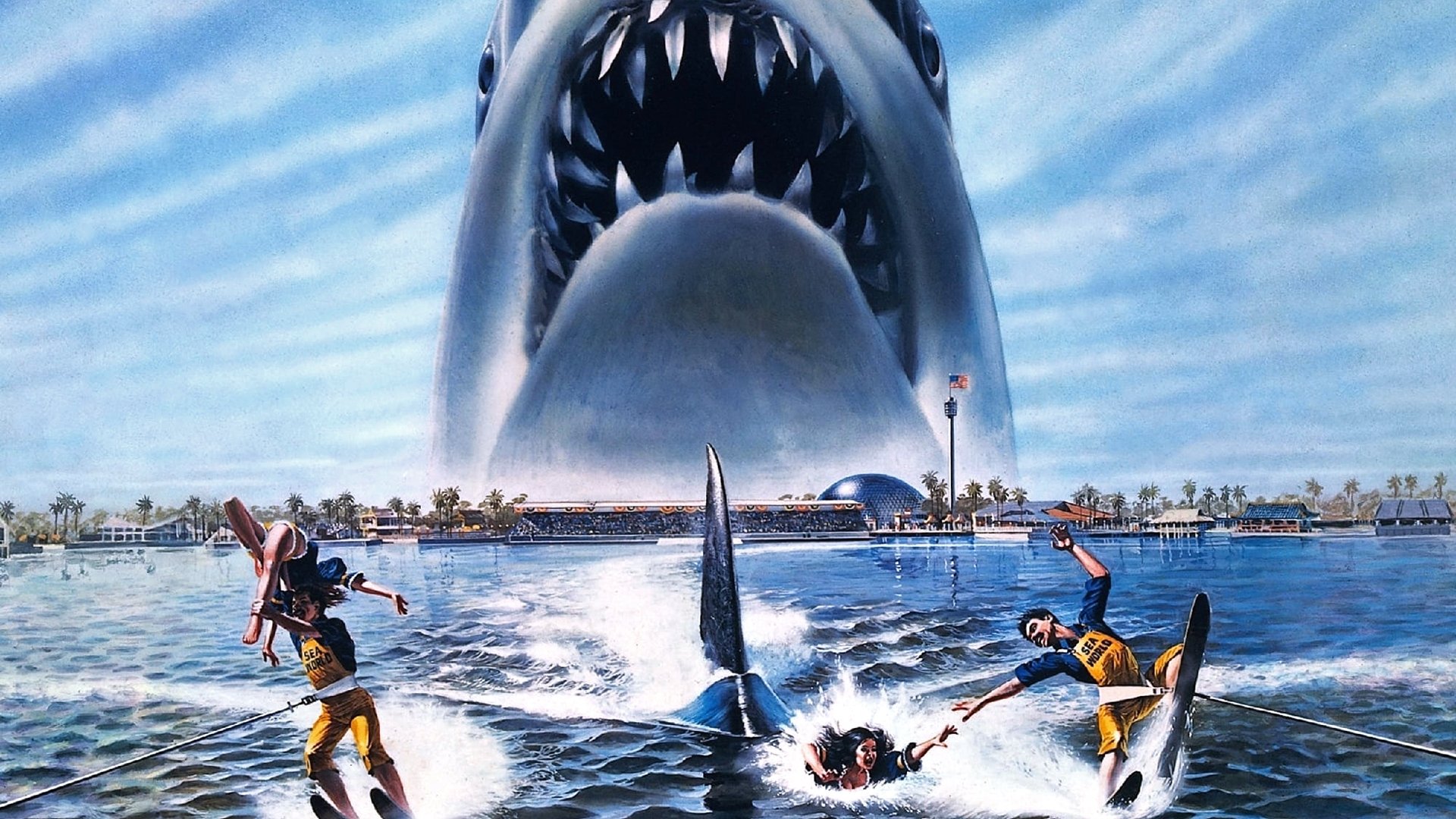 Backdrop de Tiburón 3-D: El Gran Tiburón