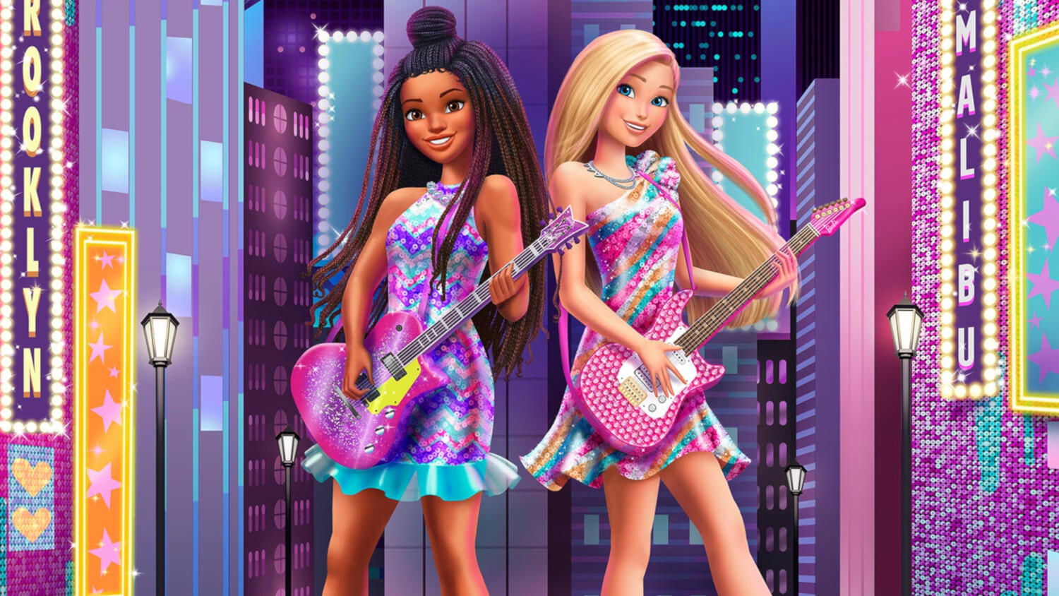 Backdrop de Barbie: Gran ciudad, Grandes sueños