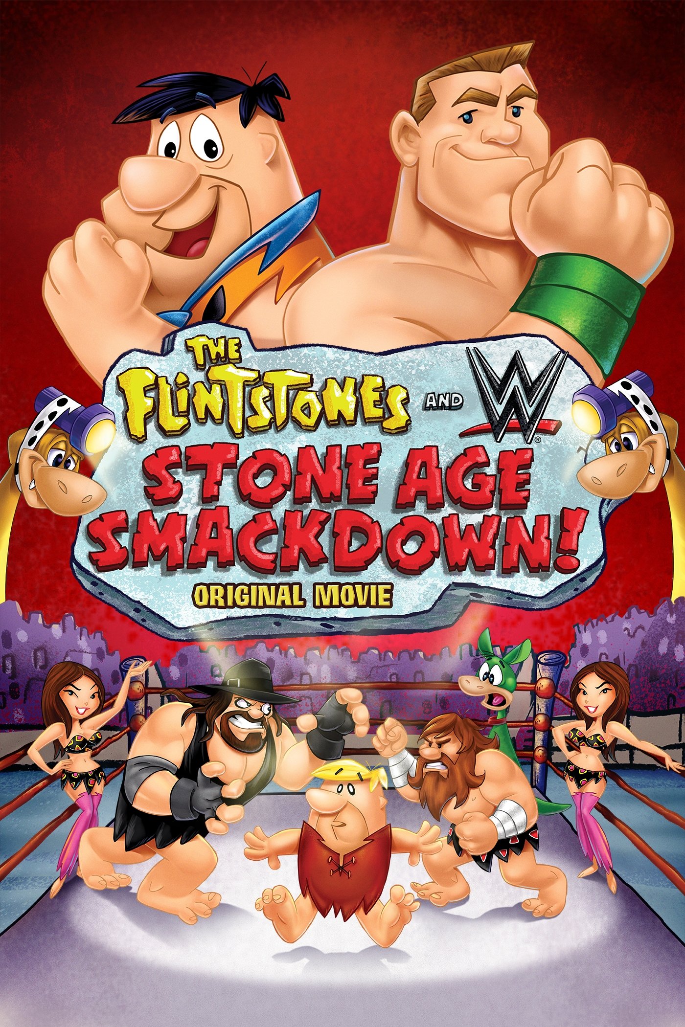 Poster de Los Picapiedra &amp; WWE: SmackDown en la Edad de Piedra