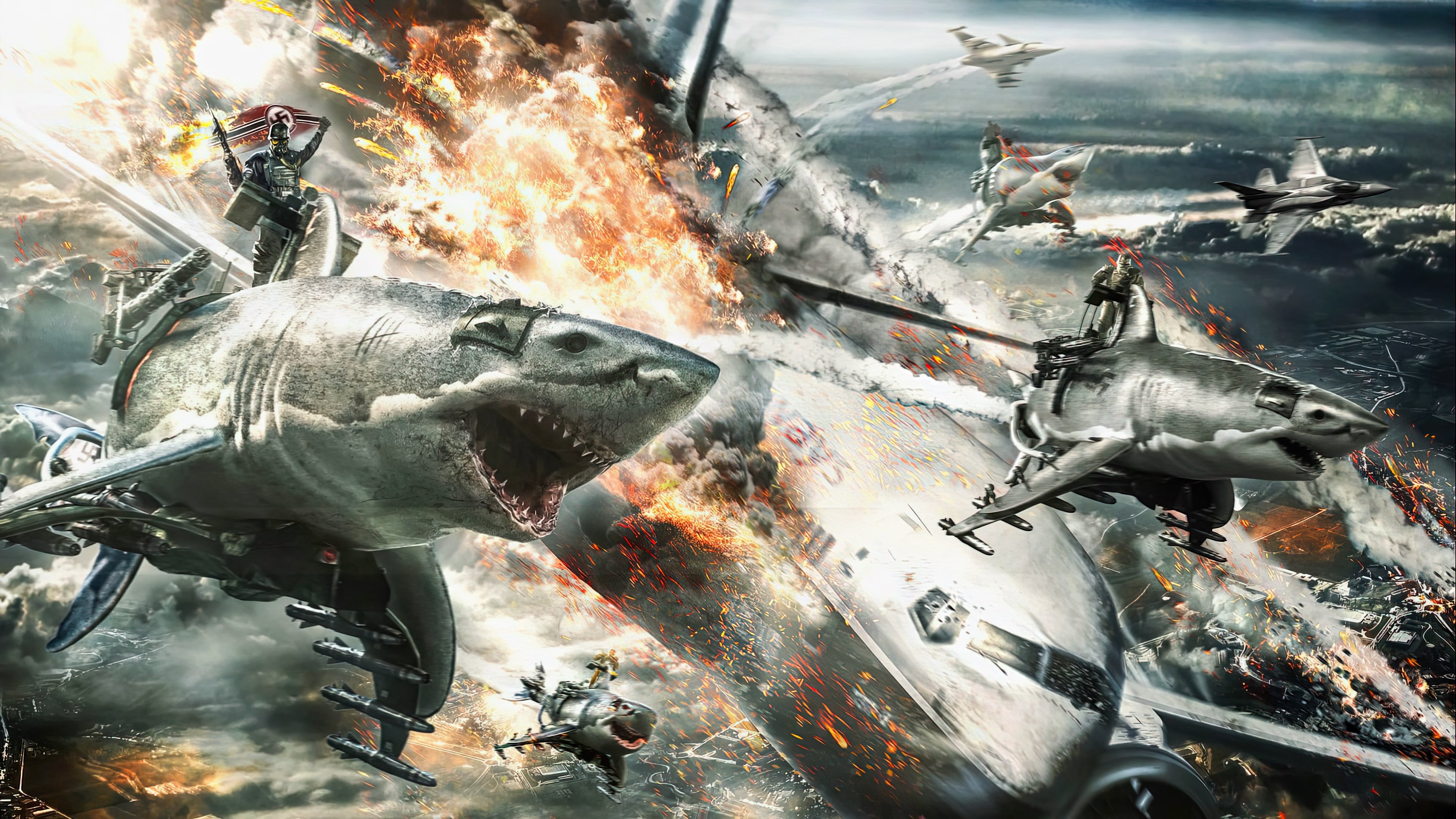 Backdrop de Sky Sharks