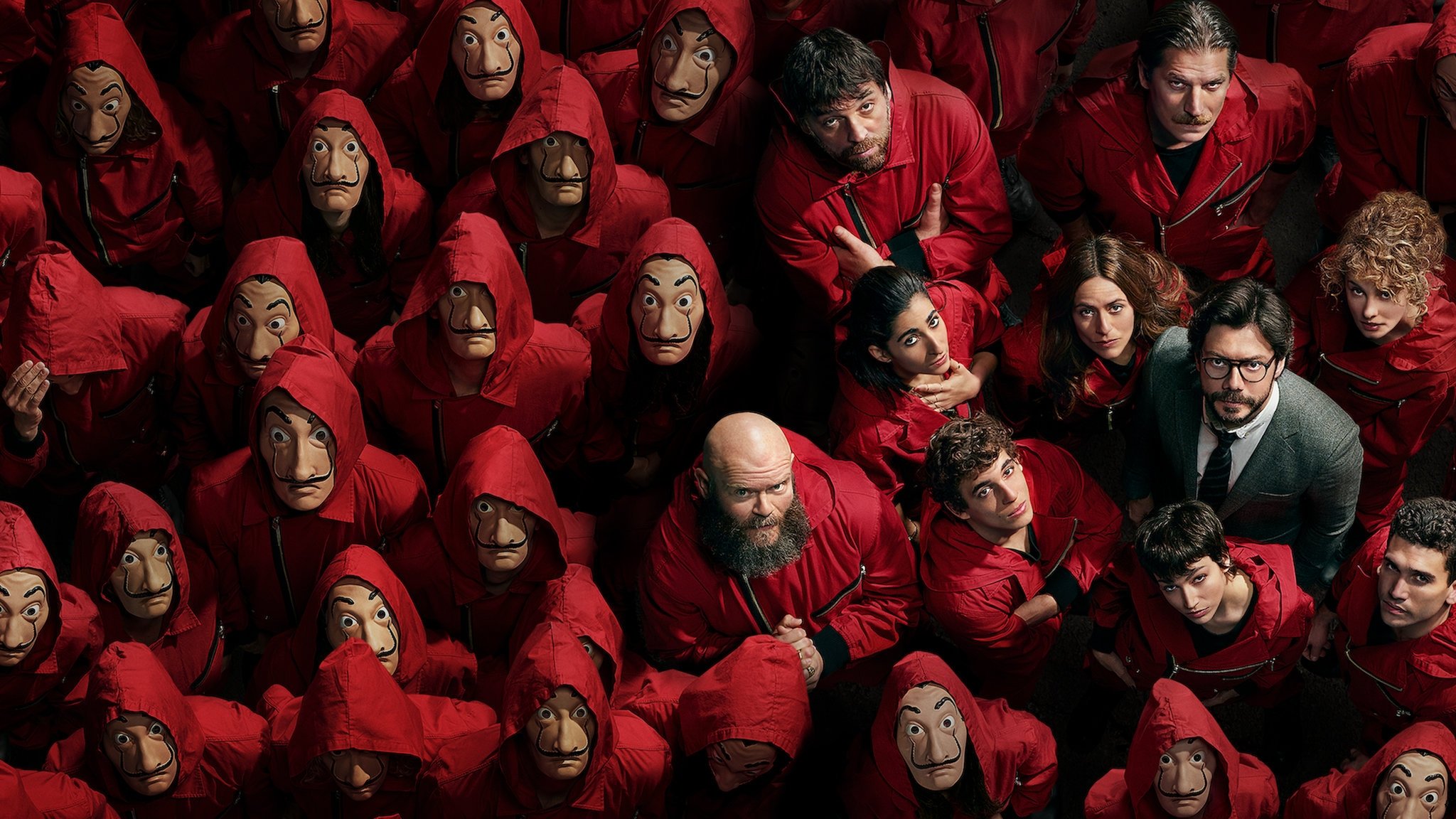 Backdrop de La casa de papel