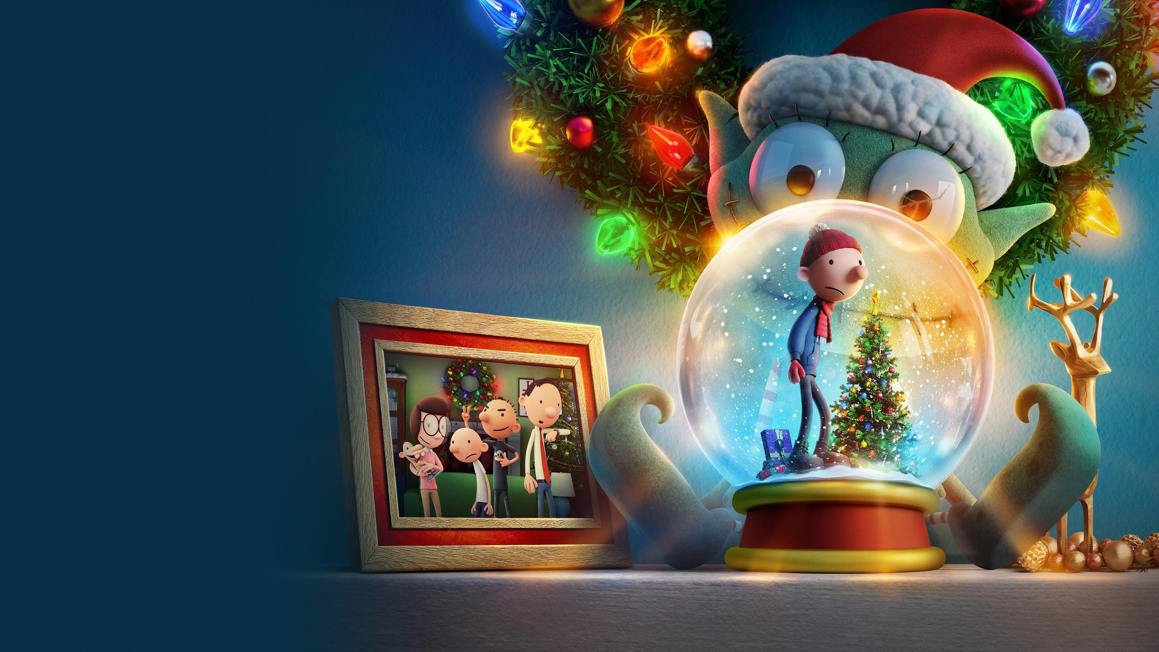Backdrop de El diario de Greg: ¡Navidad sin salida!