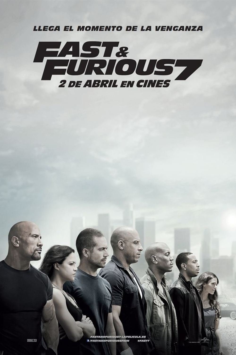Poster de Rápidos y Furiosos 7