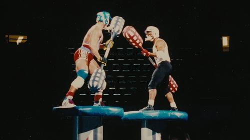Músculos y caos: Una versión no autorizada de Gladiadores americanos