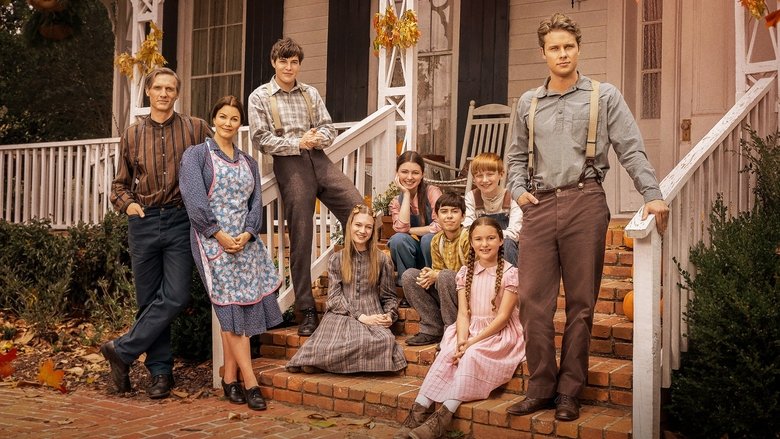 Backdrop de Accion de gracias con los Waltons