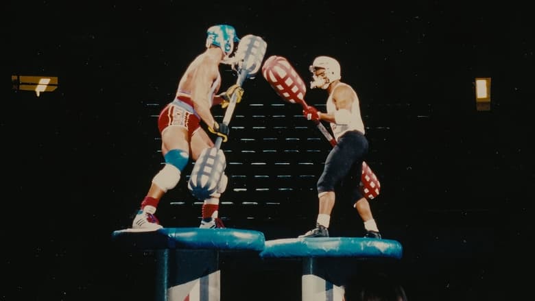 Backdrop de Músculos y caos: Una versión no autorizada de Gladiadores americanos
