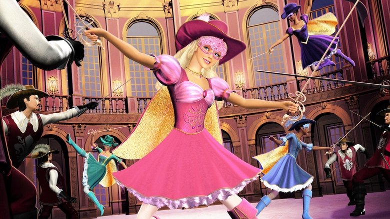 Backdrop de Barbie y las tres mosqueteras