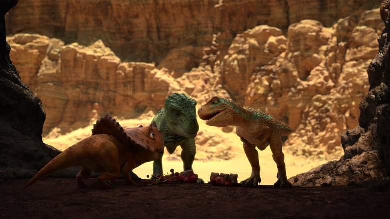 Backdrop de Dino King: Viaje a la Montaña de Fuego